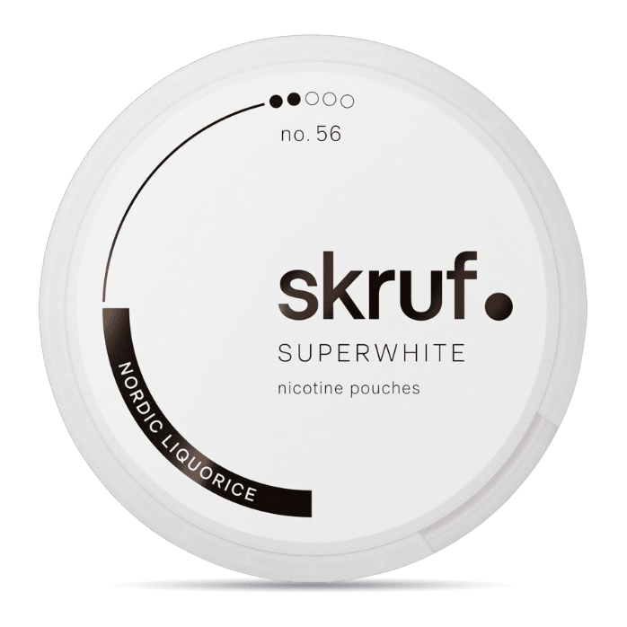 Skruf Superwhite No.56 Nordic Liquorice