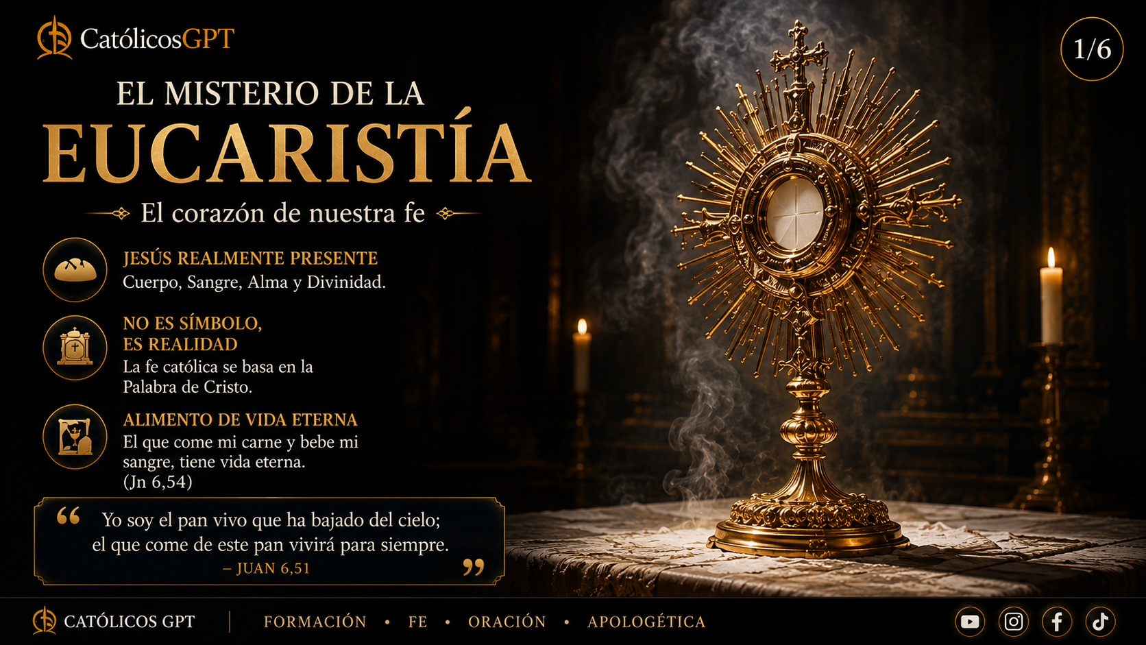 La Eucaristia - Diapositiva 1
