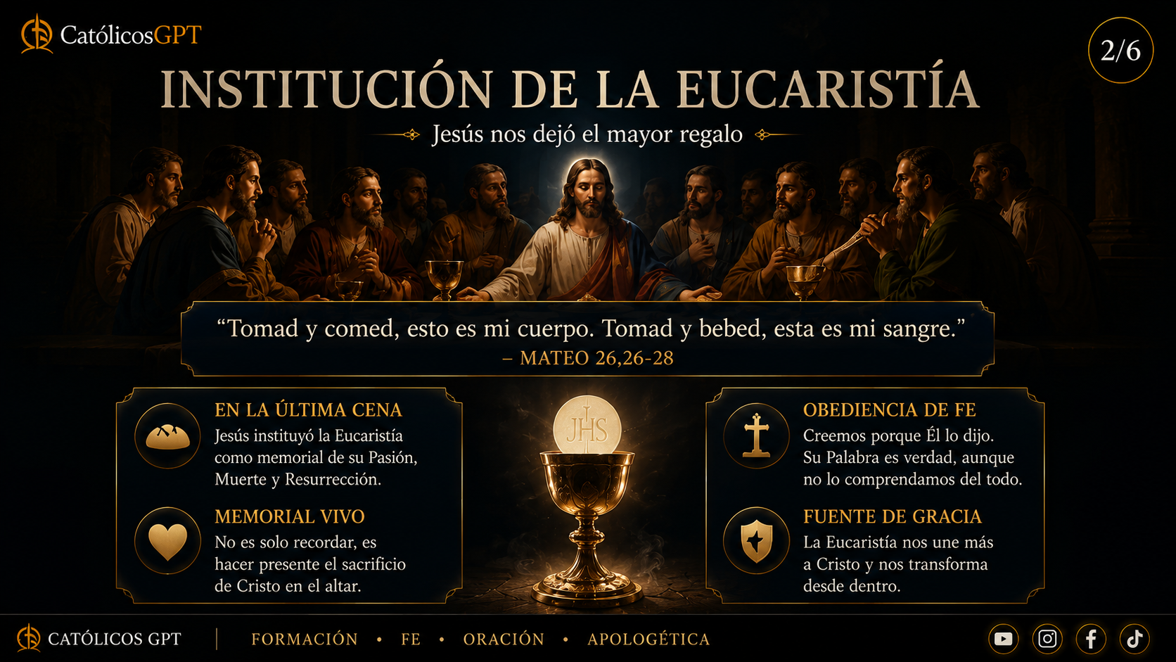 La Eucaristia - Diapositiva 2