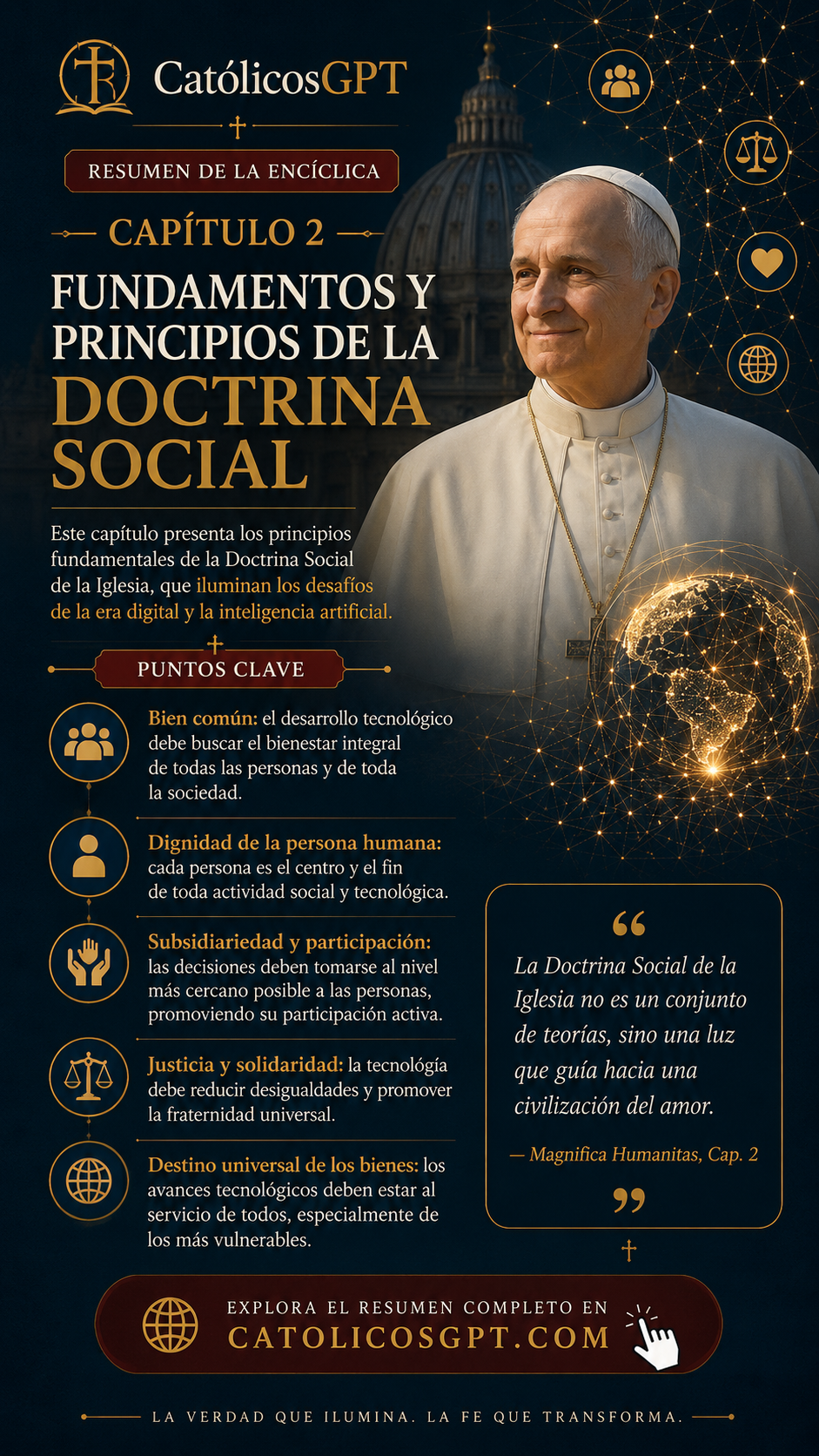 Resumen MAGNIFICA HUMANITAS - Diapositiva 2