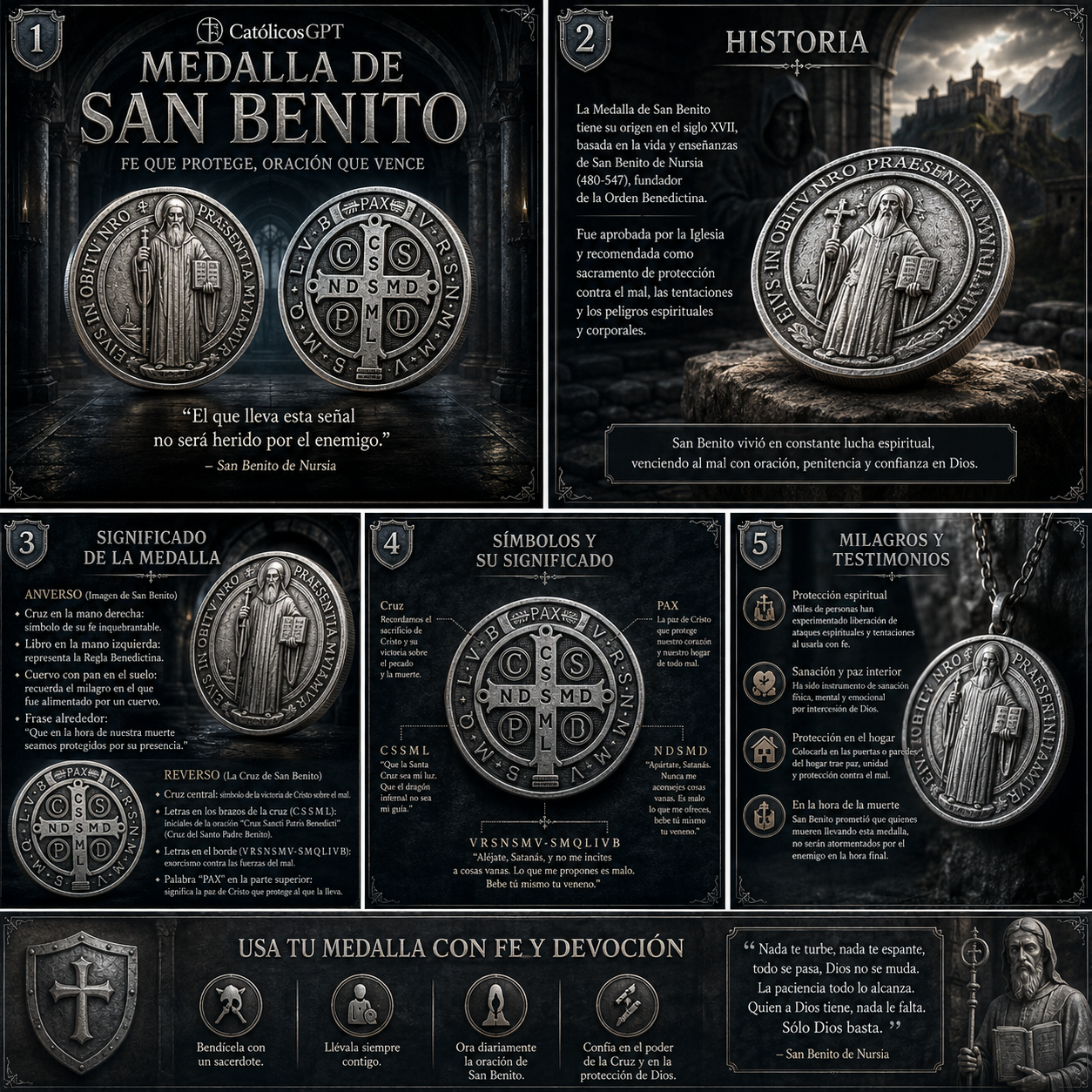 Medalla de San Benito - Diapositiva 8