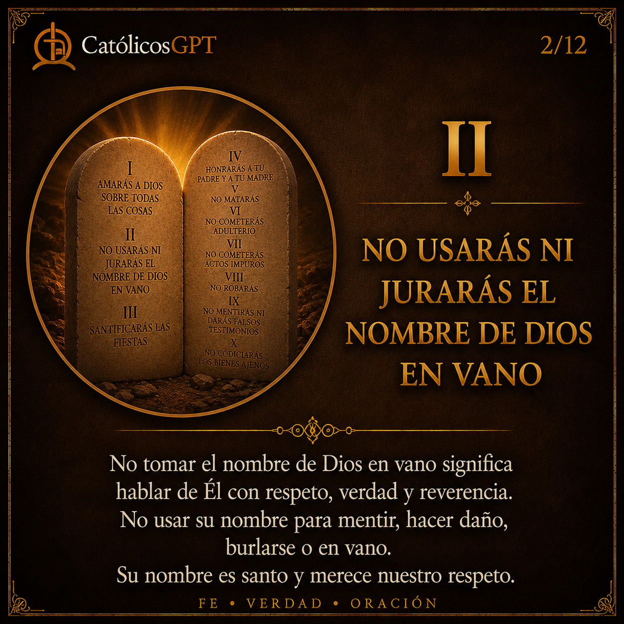Los 10 Mandamientos - Diapositiva 2