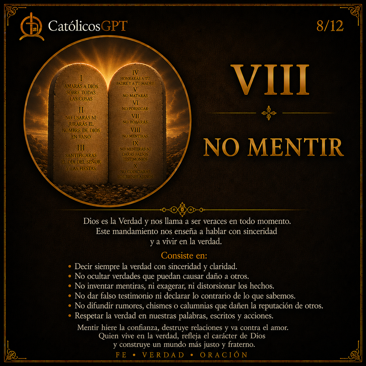 Los 10 Mandamientos - Diapositiva 8