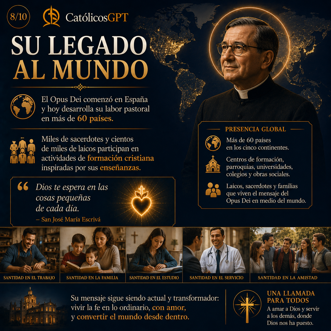Biografía de San Josemaría Escrivá de Balaguer - Diapositiva 2