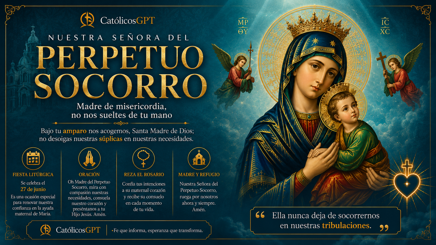 Nuestra Señora del Perpetuo Socorro - Diapositiva 1