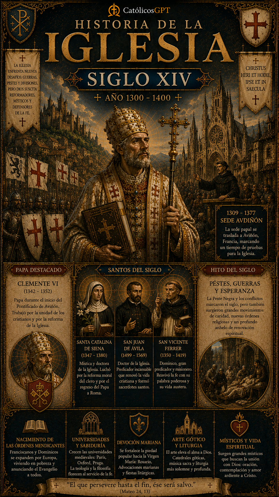 Historia de la Iglesia Siglos 11 -15 | CatólicosGPT IA Católica - Diapositiva 5