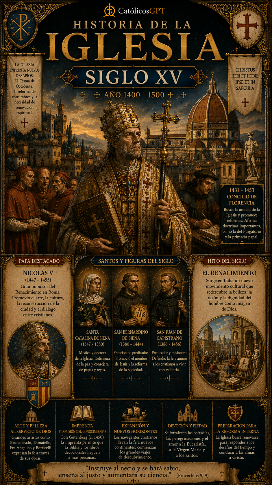 Historia de la Iglesia Siglos 11 -15 | CatólicosGPT IA Católica - Diapositiva 6