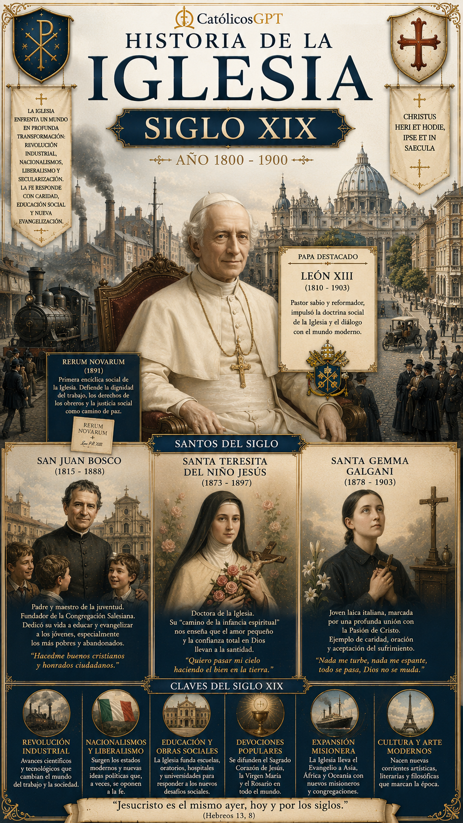 Infografia Siglos 16 -21 | CatólicosGPT IA Católica - Diapositiva 5