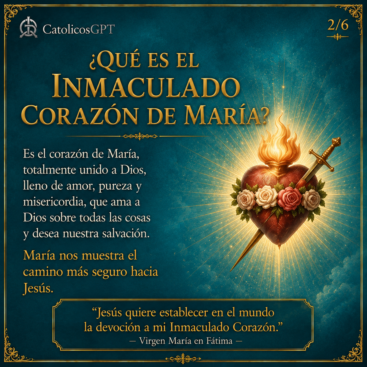 Inmaculado Corazon de Maria | CatólicosGPT IA Católica - Diapositiva 4