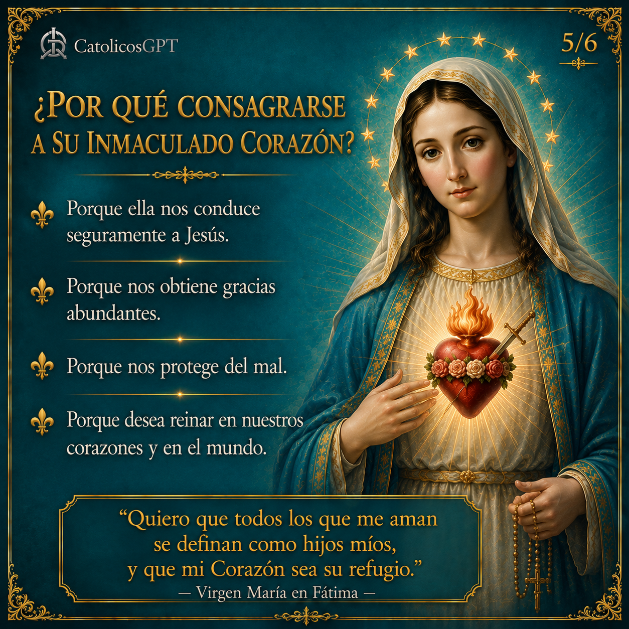 Inmaculado Corazon de Maria | CatólicosGPT IA Católica - Diapositiva 3