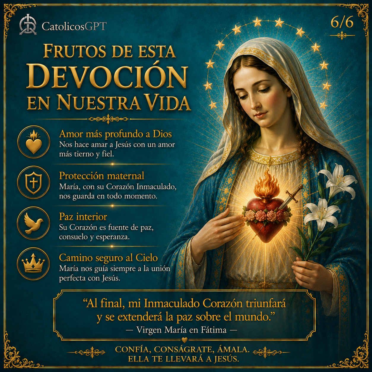 Inmaculado Corazon de Maria | CatólicosGPT IA Católica - Diapositiva 2