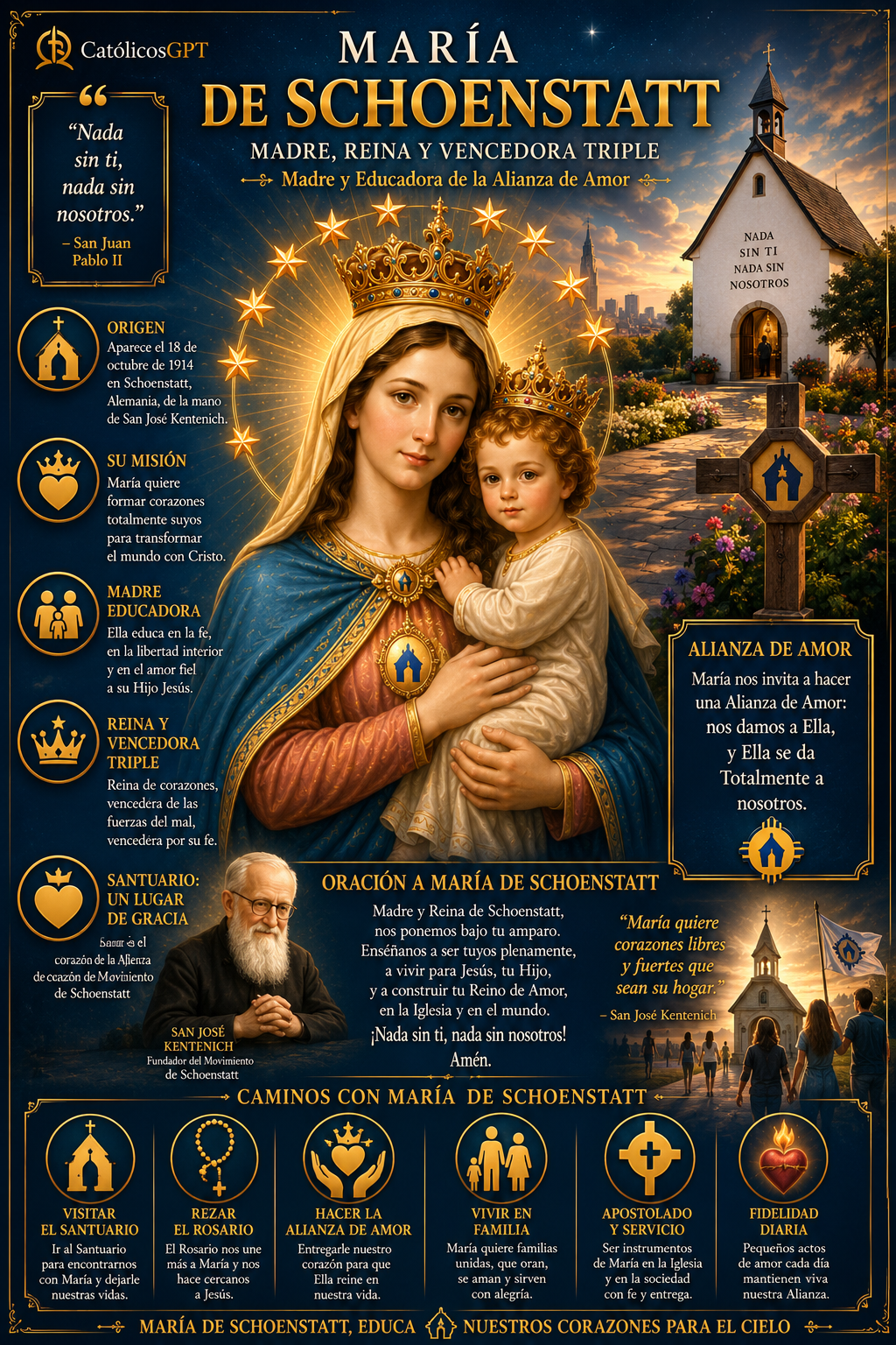 Advocaciones Virgen Maria | CatólicosGPT IA Católica - Diapositiva 2