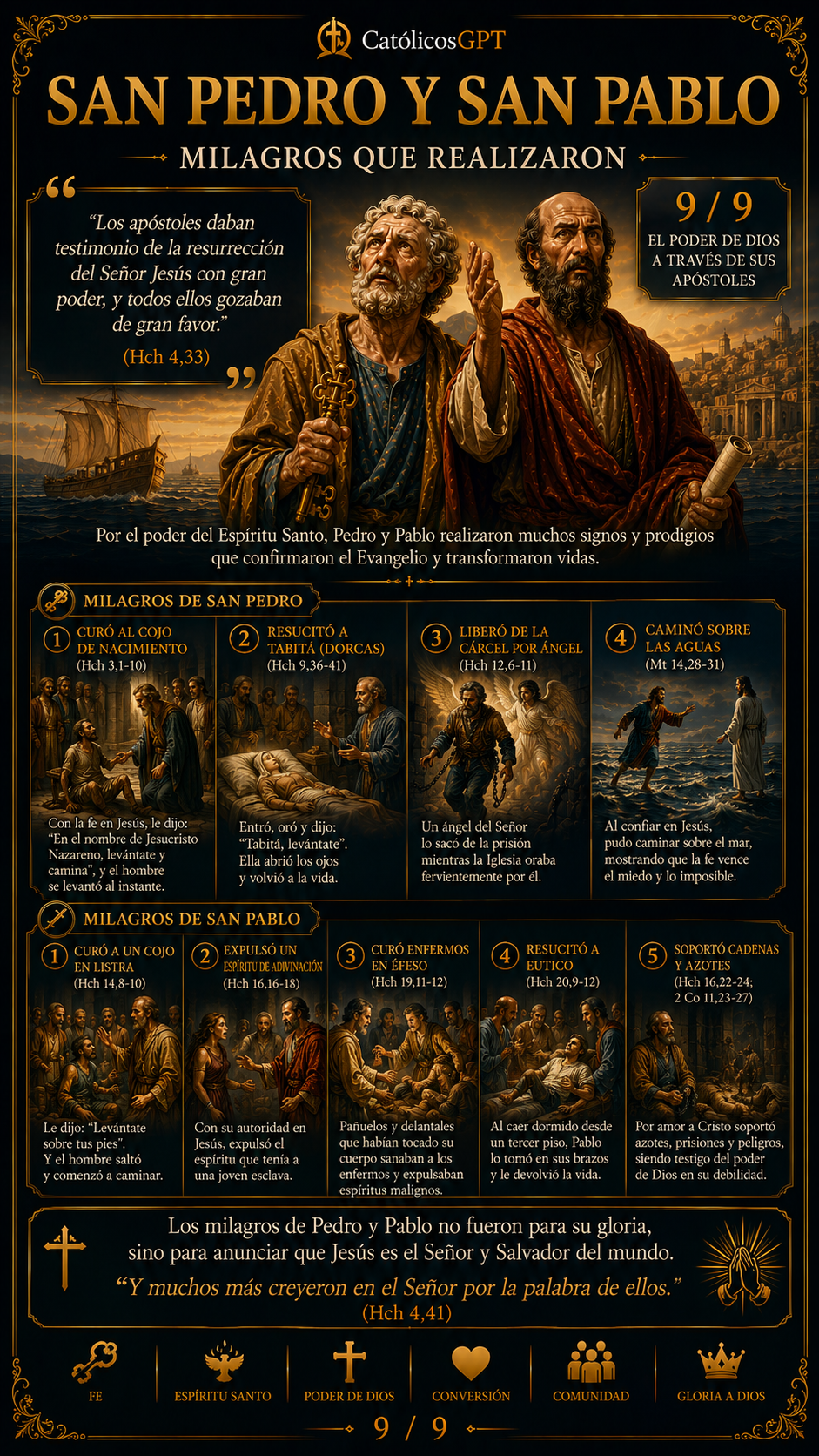 San Pedro y San Pablo | CatólicosGPT IA Católica - Diapositiva 10