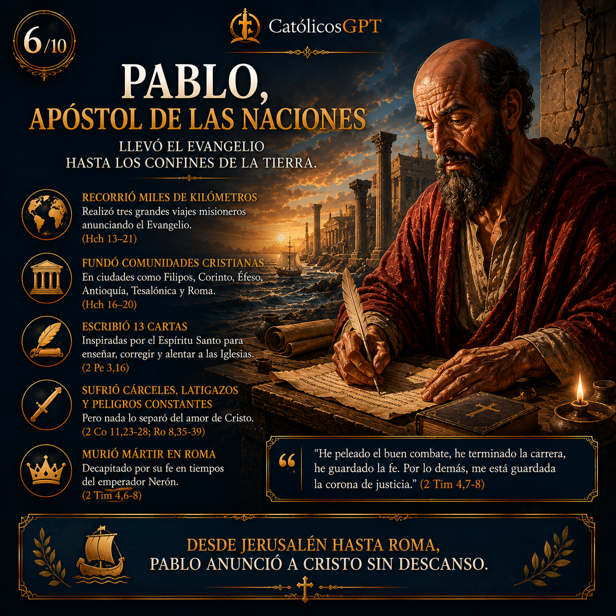 Apostolado San Pedro y San Pablo | CatólicosGPT IA Católica - Diapositiva 6
