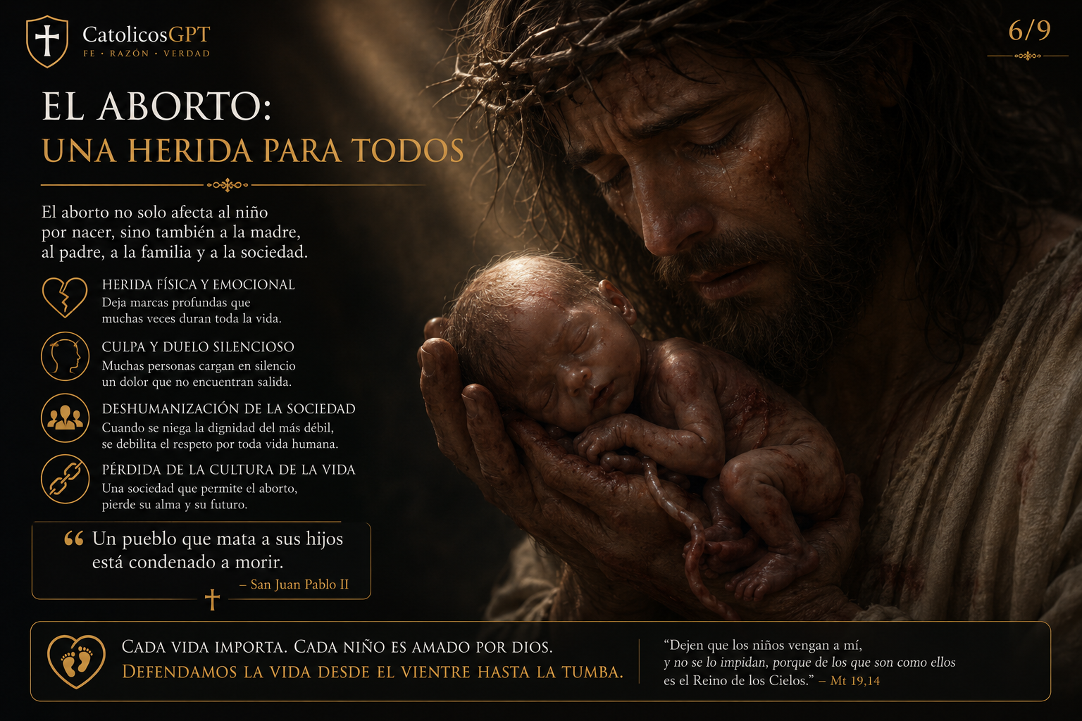 Refelxion sobre el Aborto Infografia | CatólicosGPT IA Católica - Diapositiva 8