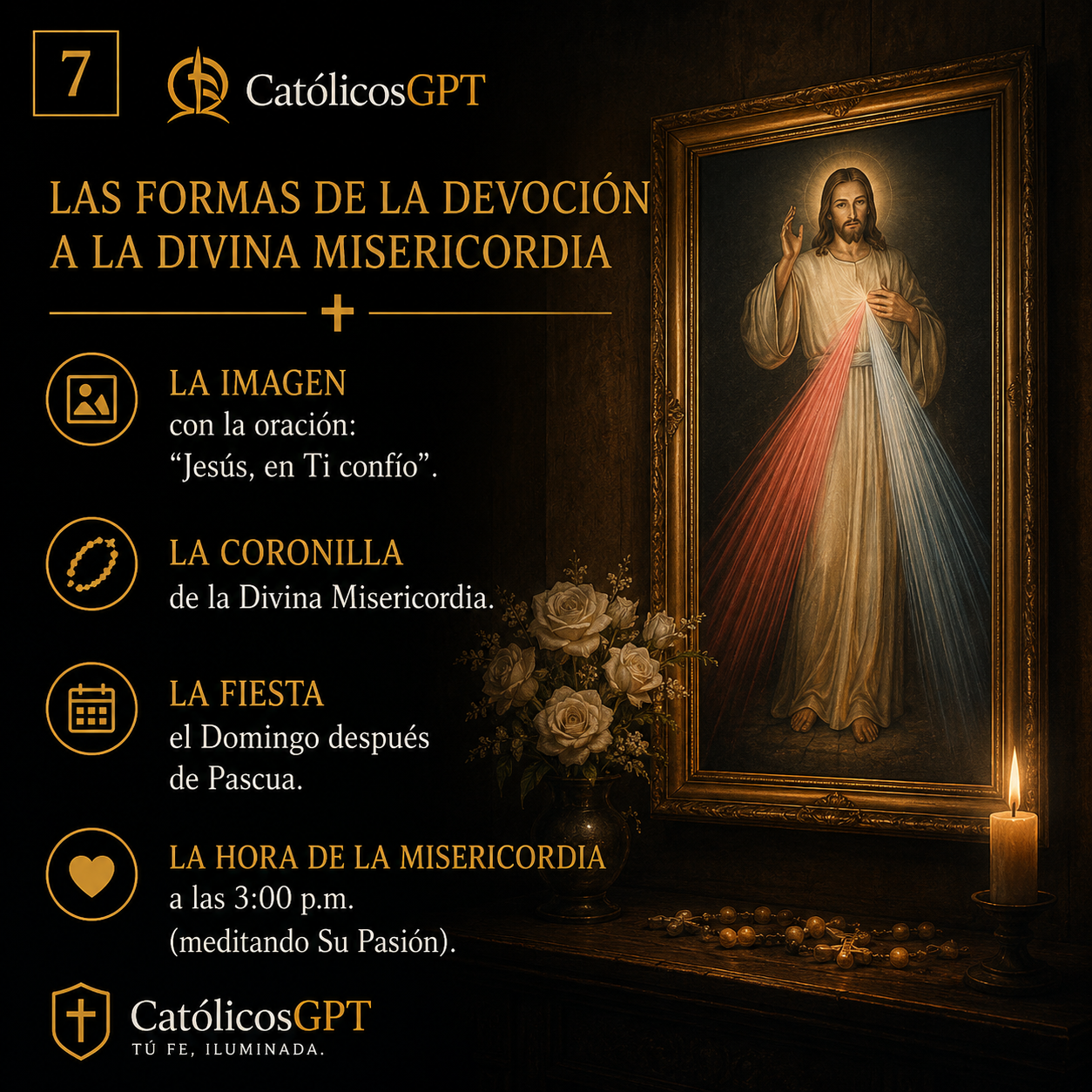 La Divina Misericordia Santa Faustina Kowalska | CatólicosGPT IA Católica - Diapositiva 8