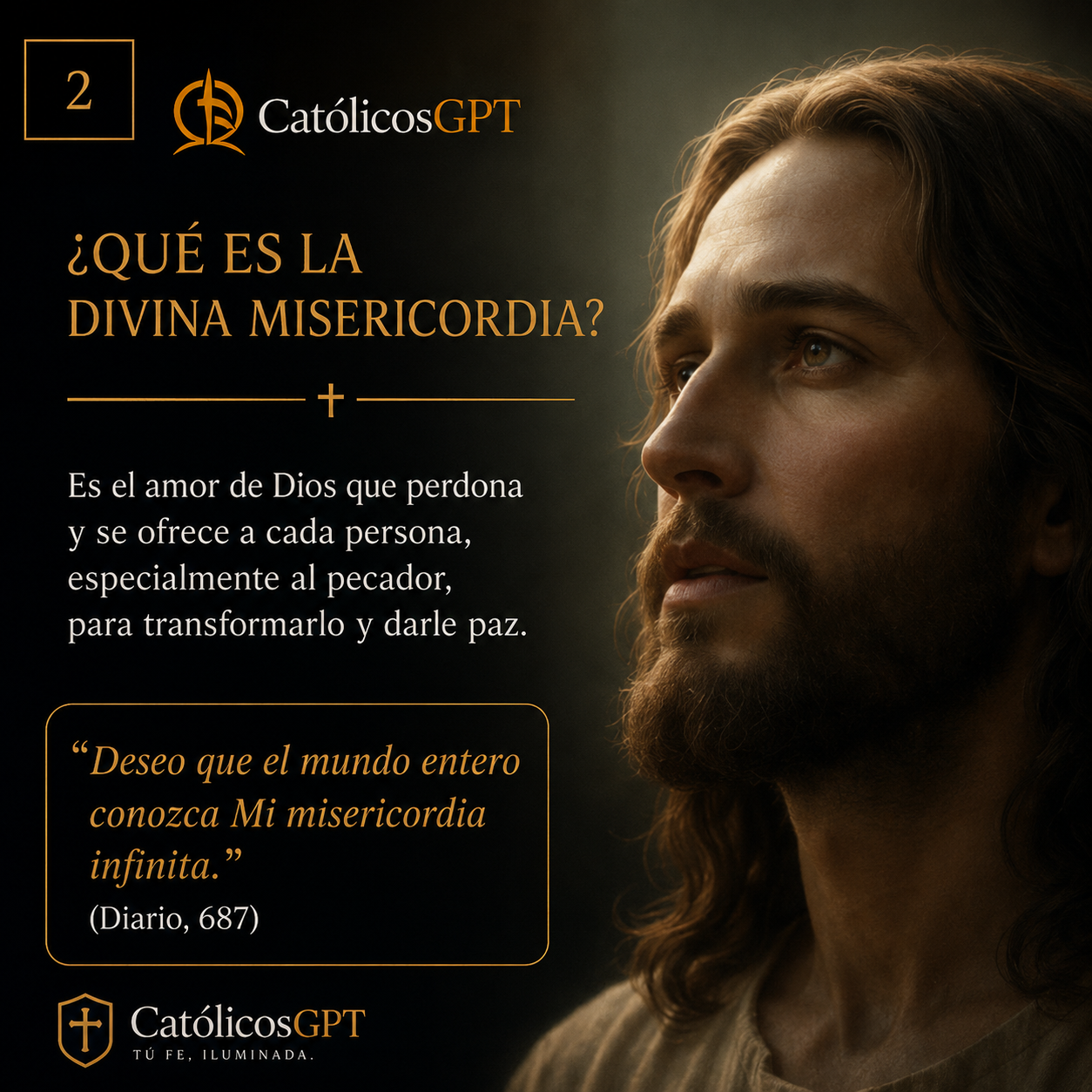 La Divina Misericordia Santa Faustina Kowalska | CatólicosGPT IA Católica - Diapositiva 3
