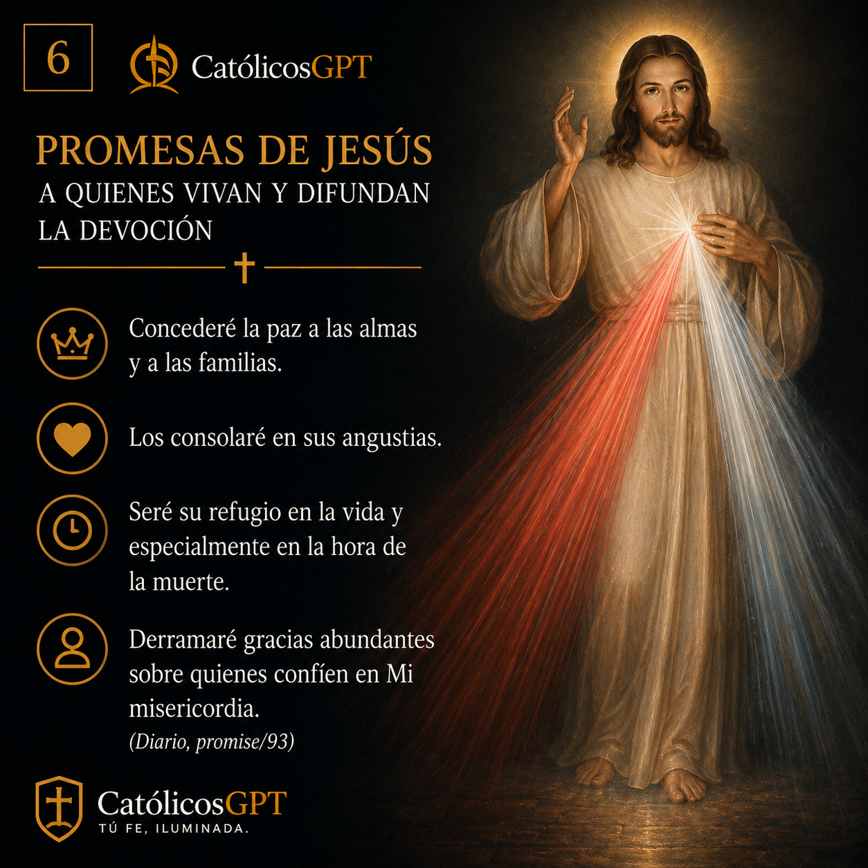 La Divina Misericordia Santa Faustina Kowalska | CatólicosGPT IA Católica - Diapositiva 7