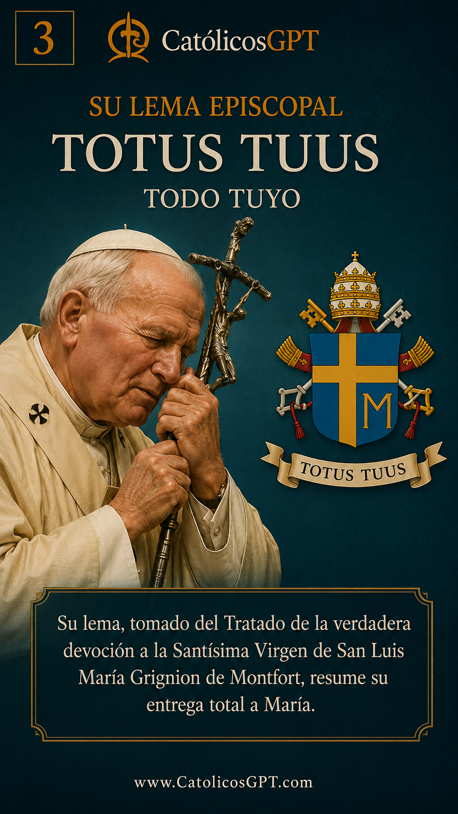 San Juan Pablo II | CatólicosGPT IA Católica - Diapositiva 8