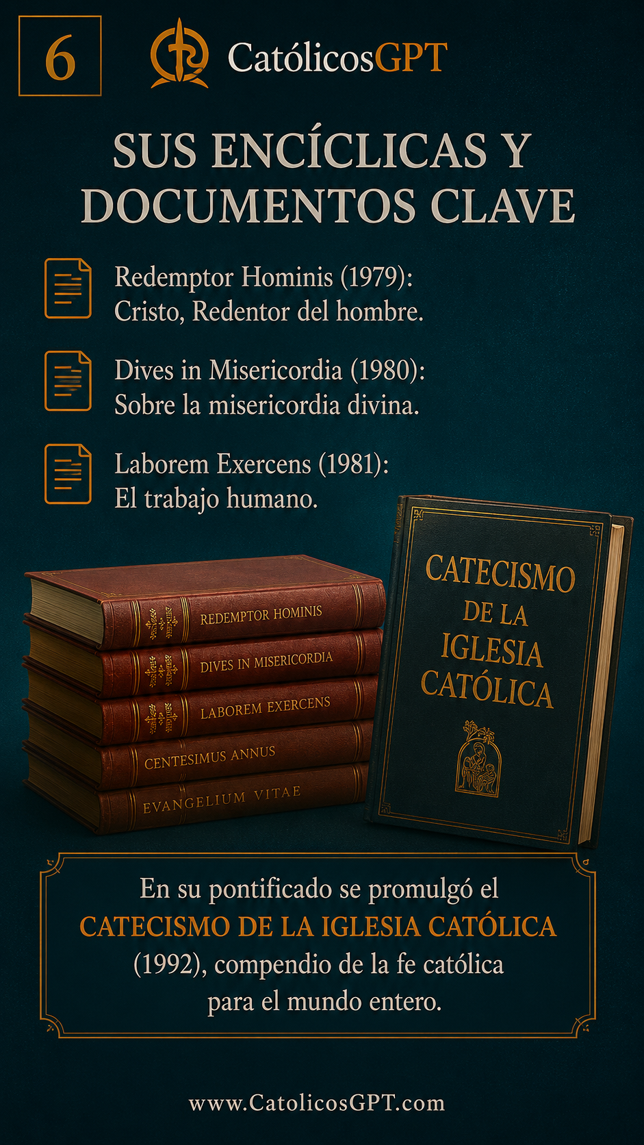 San Juan Pablo II | CatólicosGPT IA Católica - Diapositiva 5