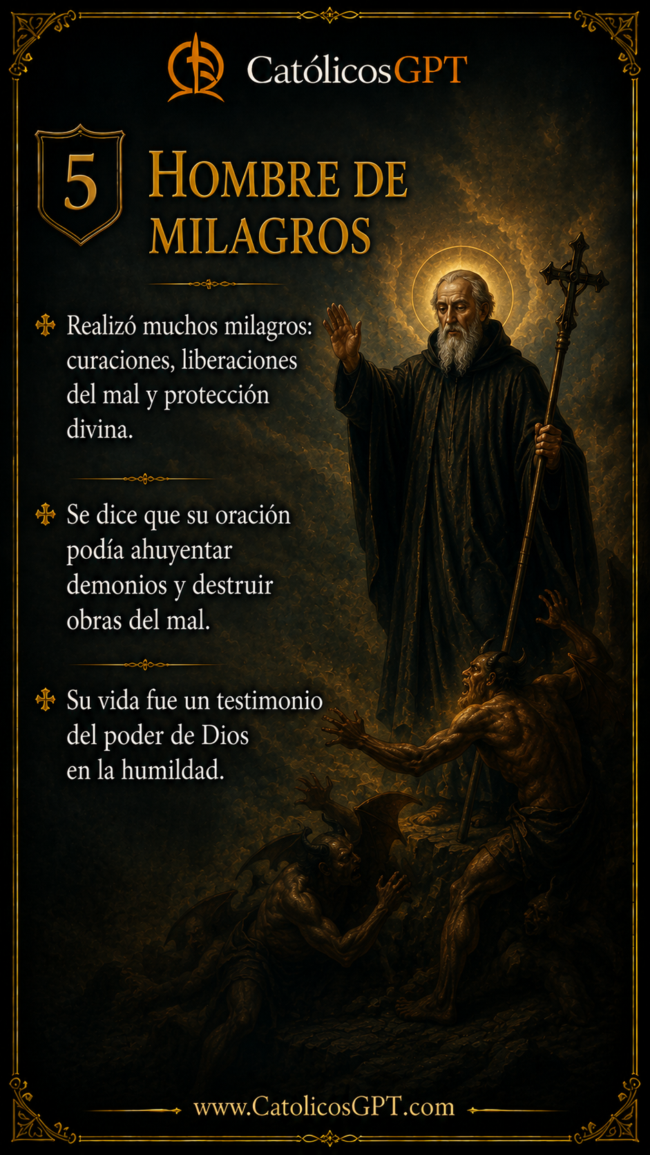 San Benito Abad | CatólicosGPT IA Católica - Diapositiva 4