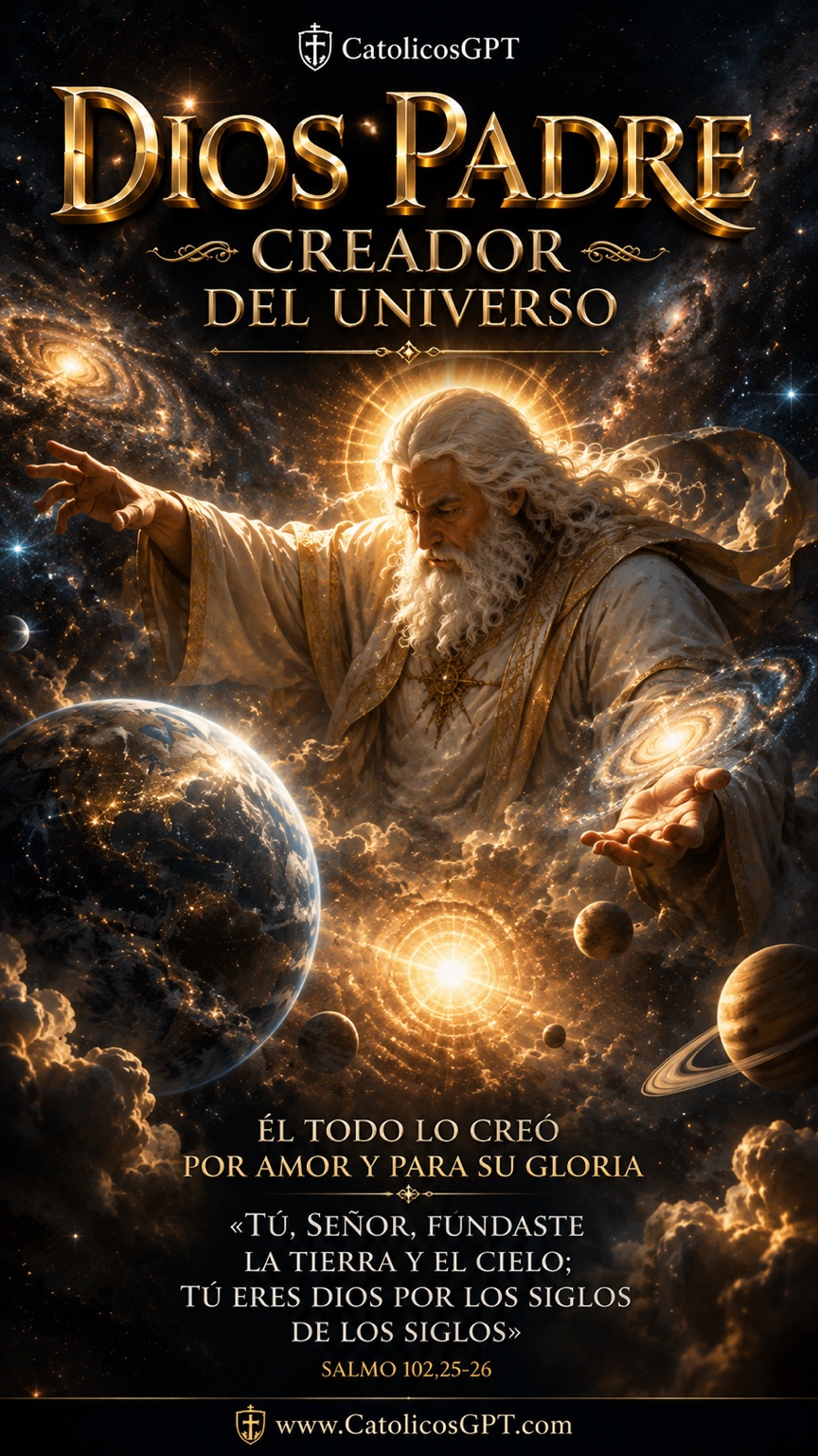 Dios Padre, origen de todo amor y misericordia | Infografía católica CatólicosGPT - Diapositiva 2