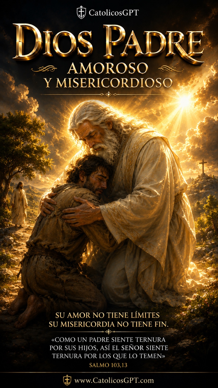 Dios Padre, origen de todo amor y misericordia | Infografía católica CatólicosGPT - Diapositiva 4