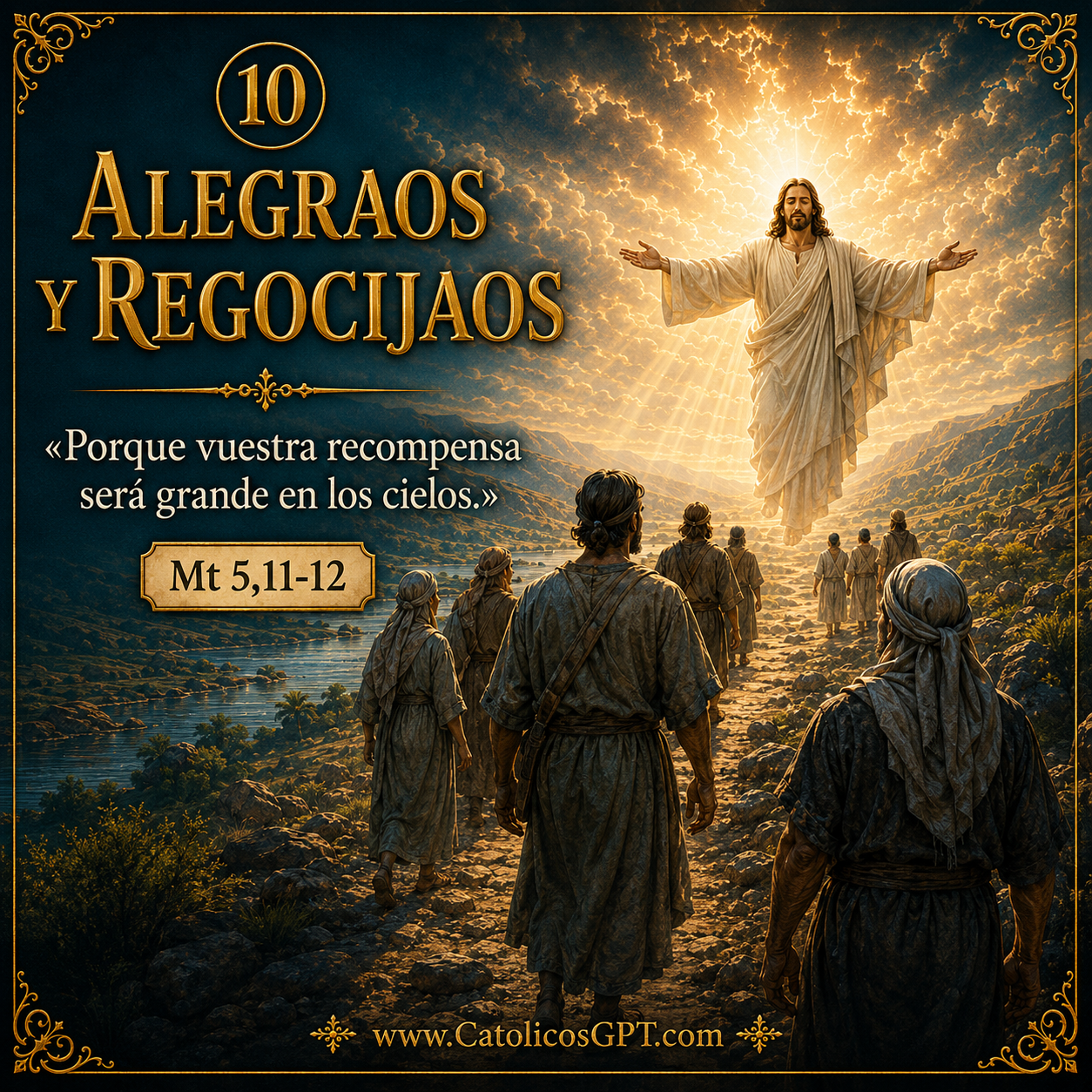 Las BIENAVENTURANZAS | CatólicosGPT IA Católica - Diapositiva 10