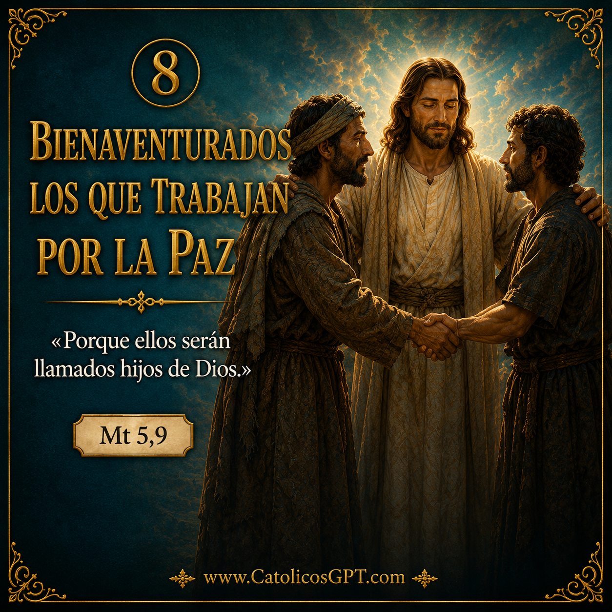 Las BIENAVENTURANZAS | CatólicosGPT IA Católica - Diapositiva 8