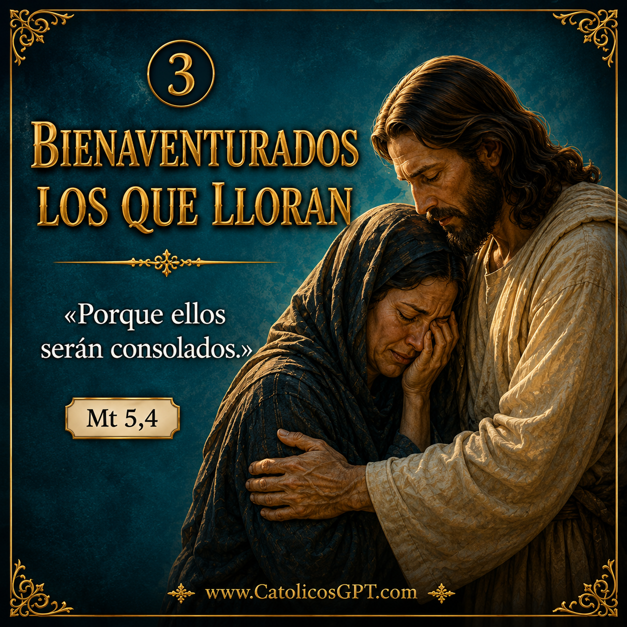 Las BIENAVENTURANZAS | CatólicosGPT IA Católica - Diapositiva 3