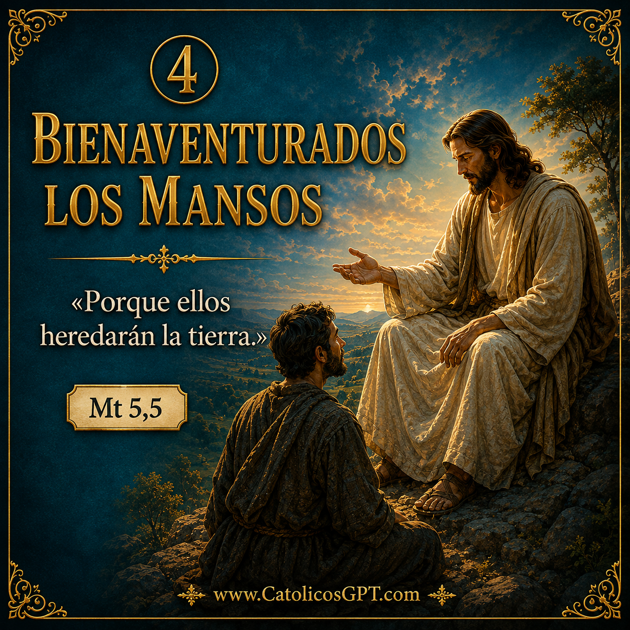 Las BIENAVENTURANZAS | CatólicosGPT IA Católica - Diapositiva 4