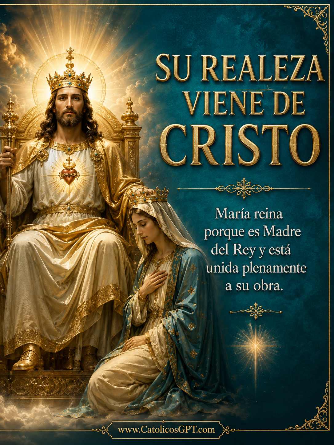 Maria Reina | CatólicosGPT IA Católica - Diapositiva 4