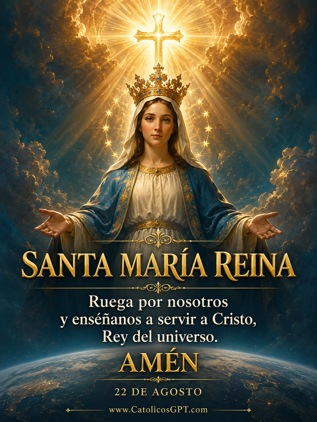 Maria Reina | CatólicosGPT IA Católica - Diapositiva 10