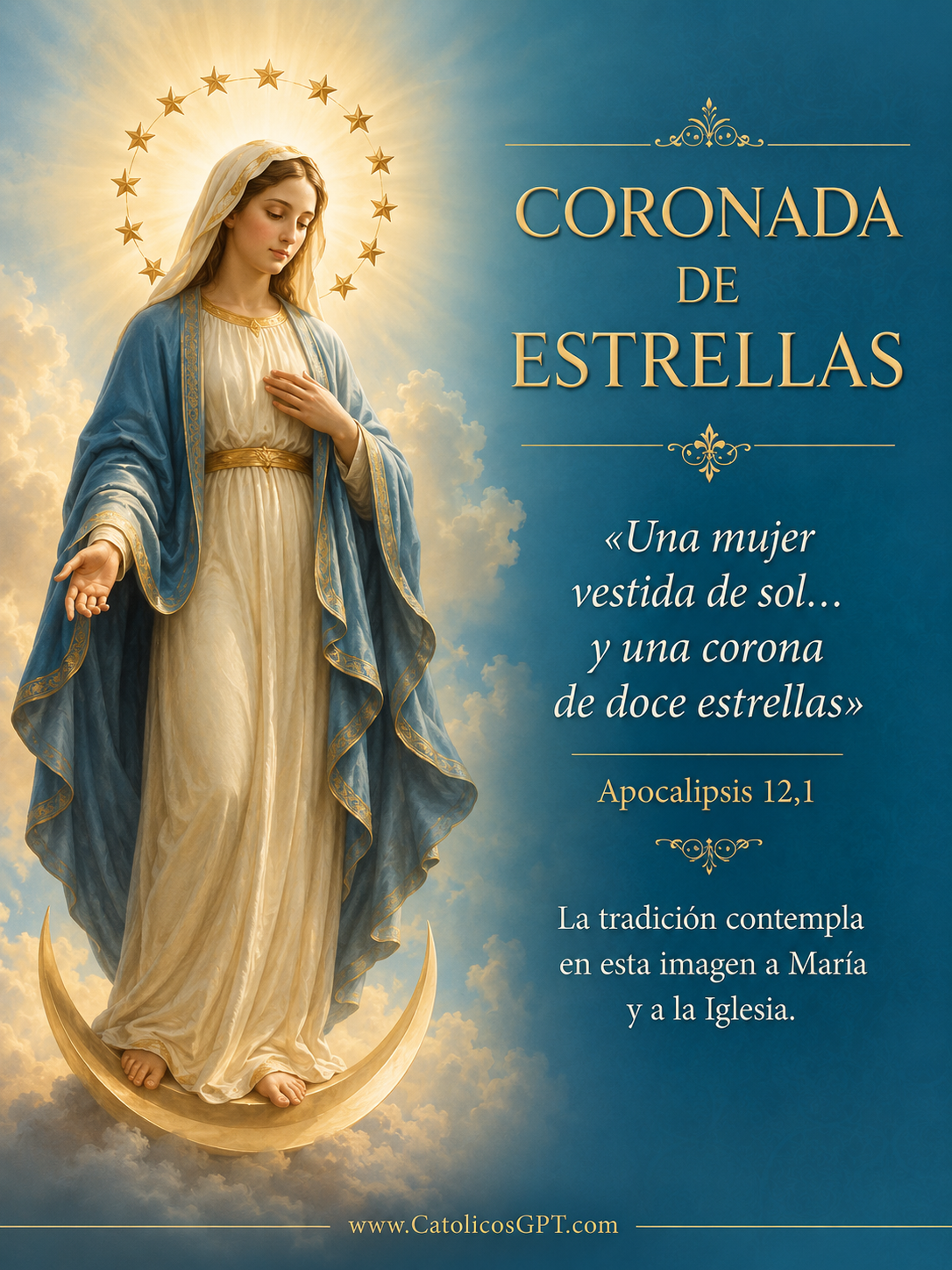 Maria Reina | CatólicosGPT IA Católica - Diapositiva 6