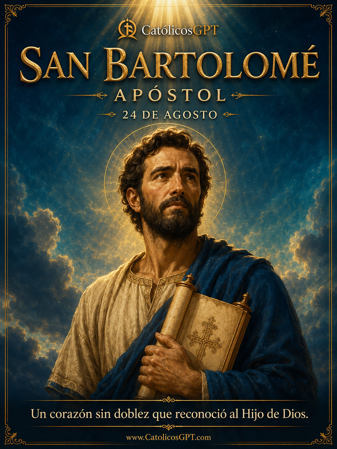 San Bartolome Apostol | CatólicosGPT IA Católica - Diapositiva 1