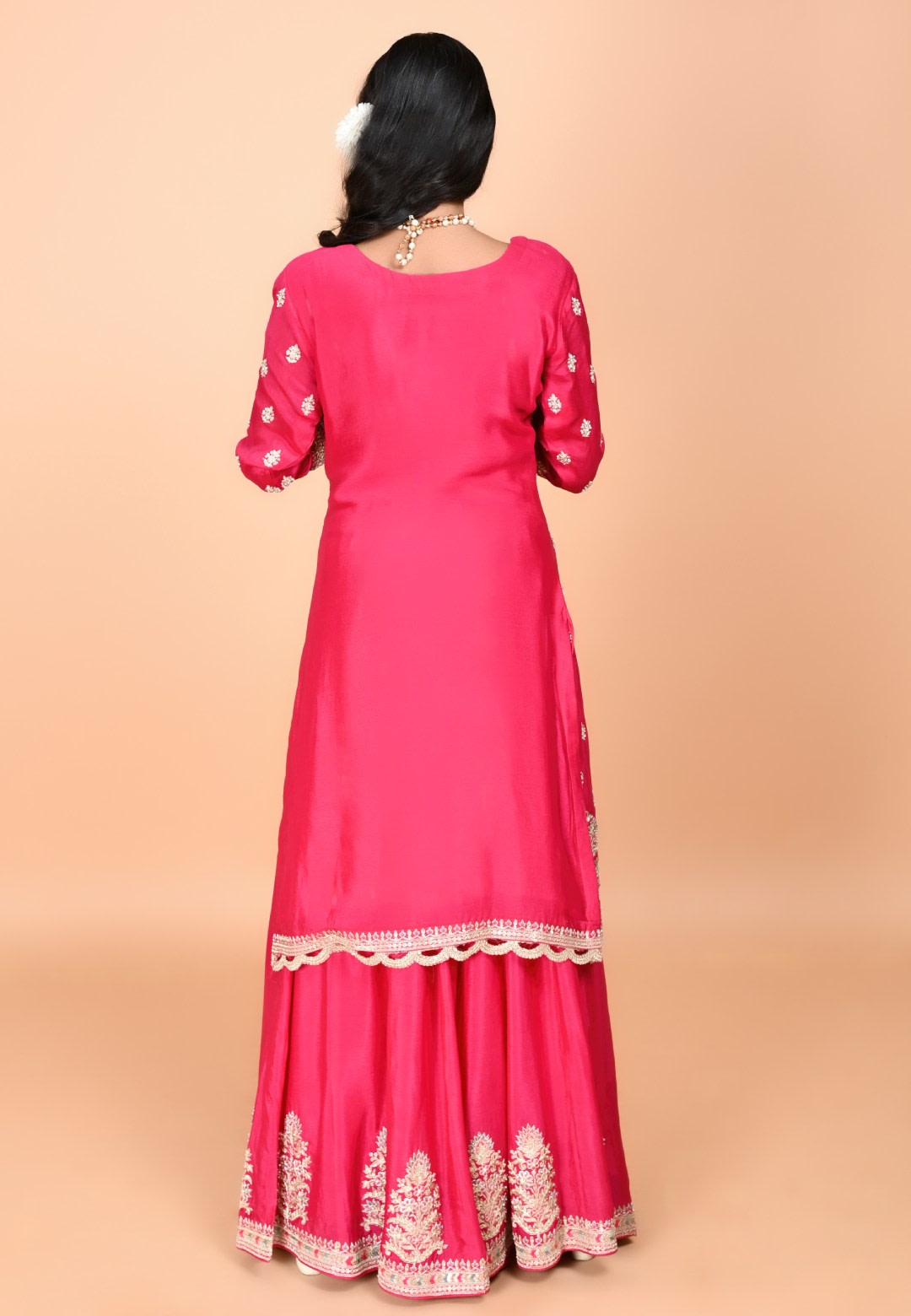 Rani Straight suit with Sharara