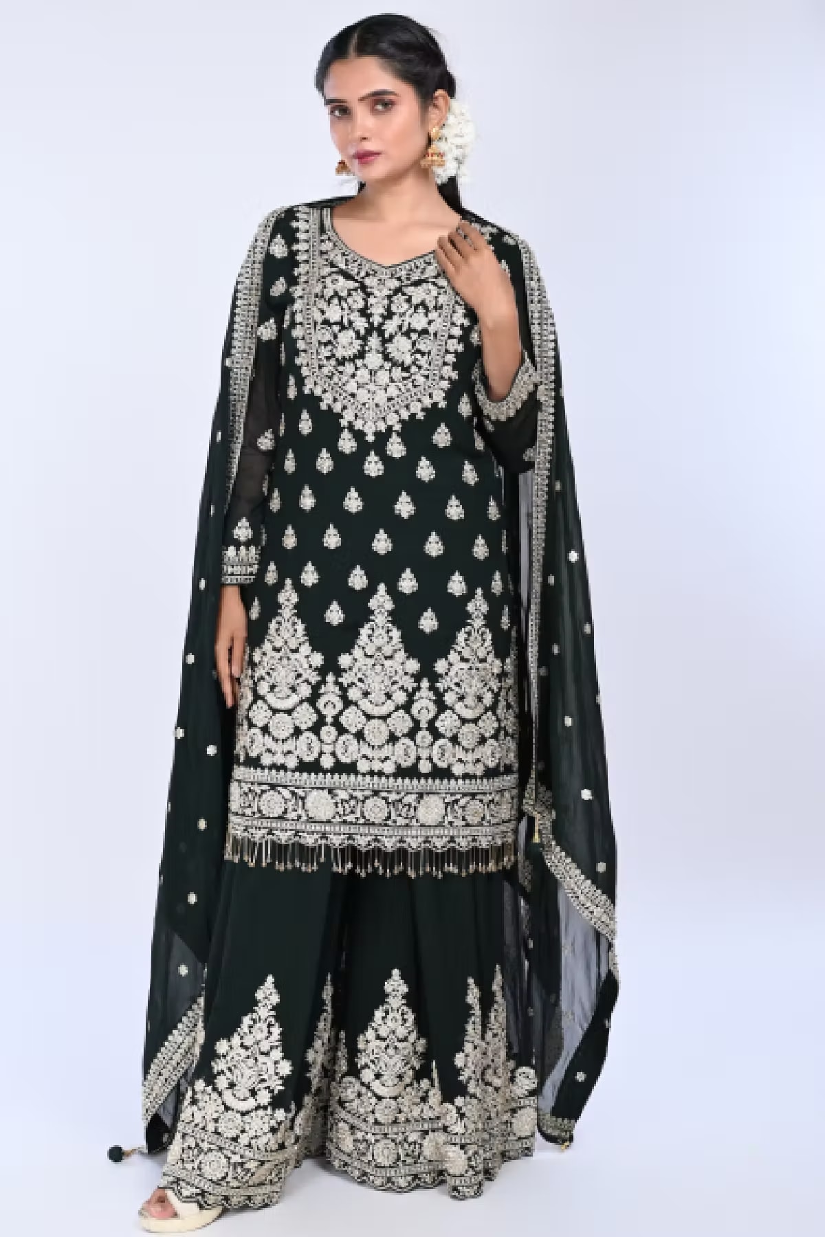 M.green Straight Suit with Sharara