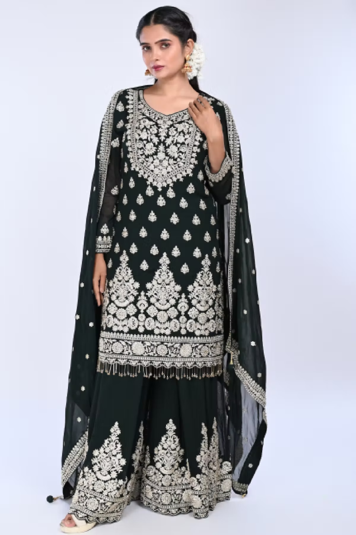 M.green Straight Suit with Sharara