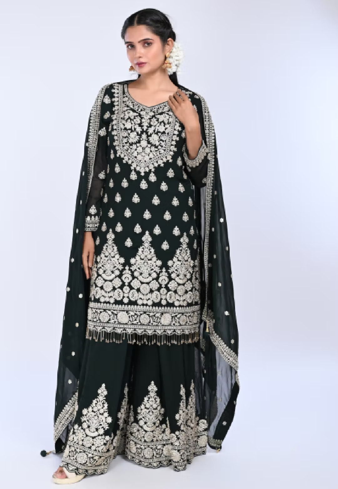 M.green Straight Suit with Sharara