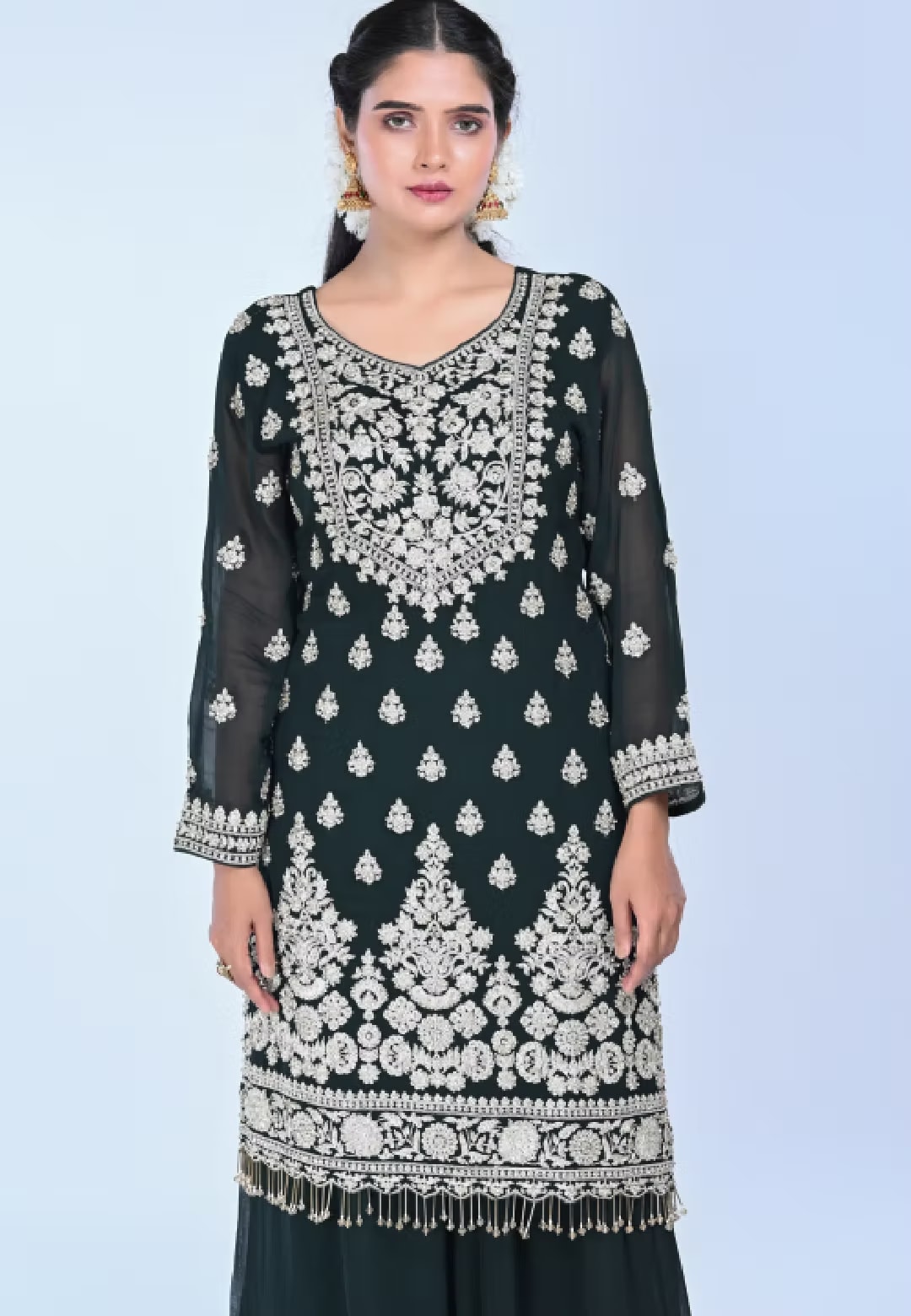 M.green Straight Suit with Sharara