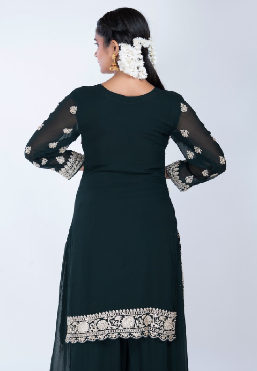 M.green Straight Suit with Sharara
