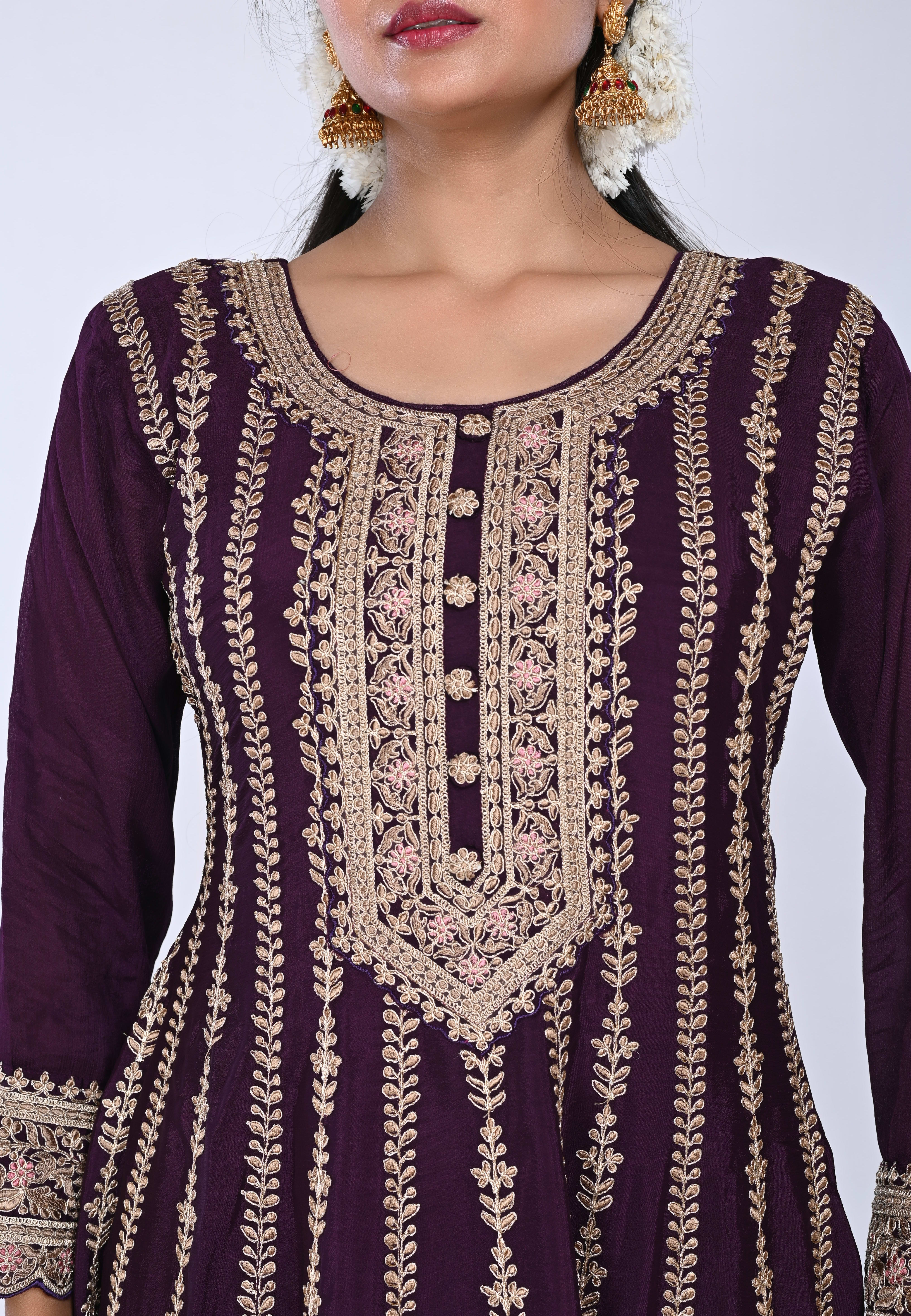 Wine Anarkali