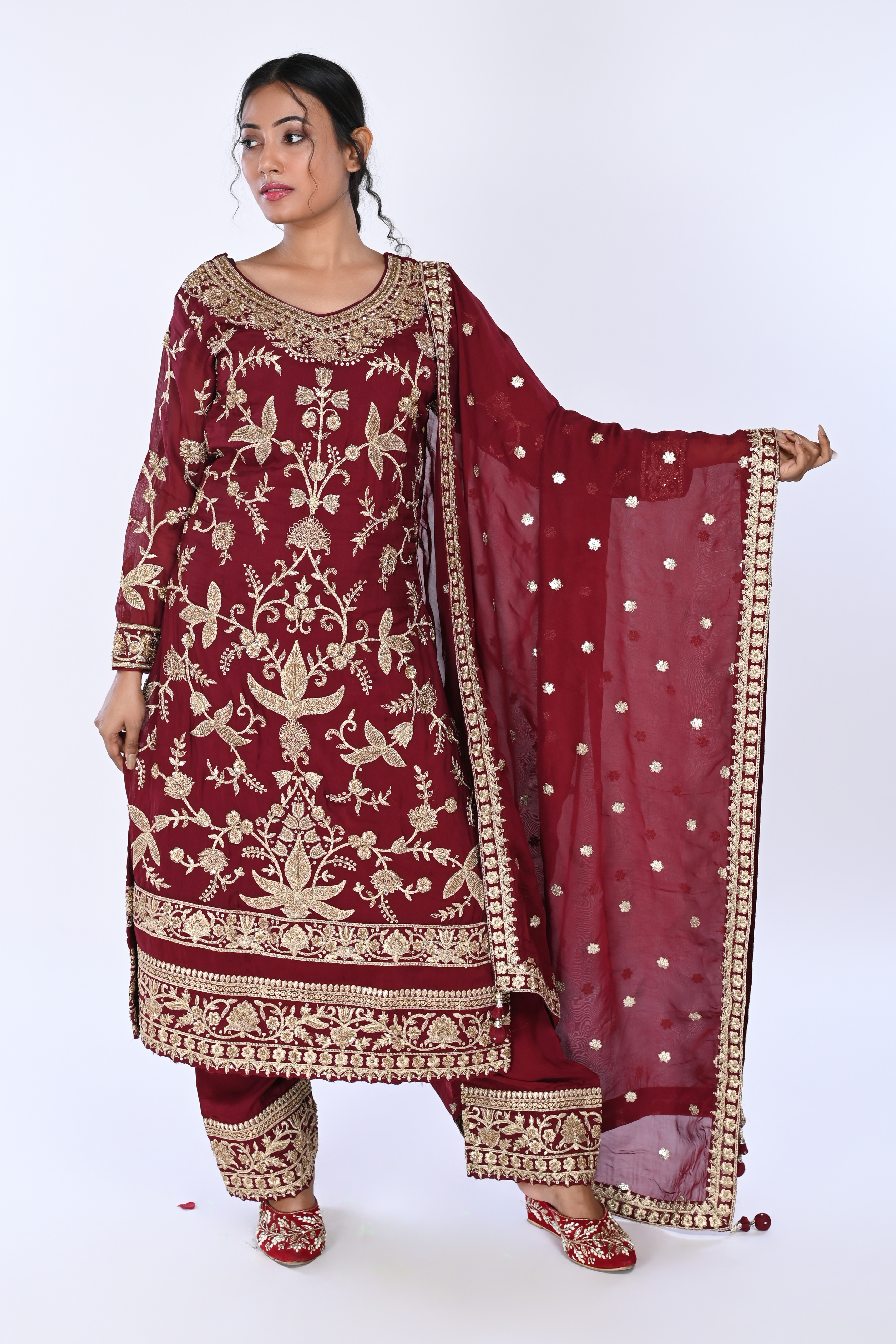 Silver Lehenga