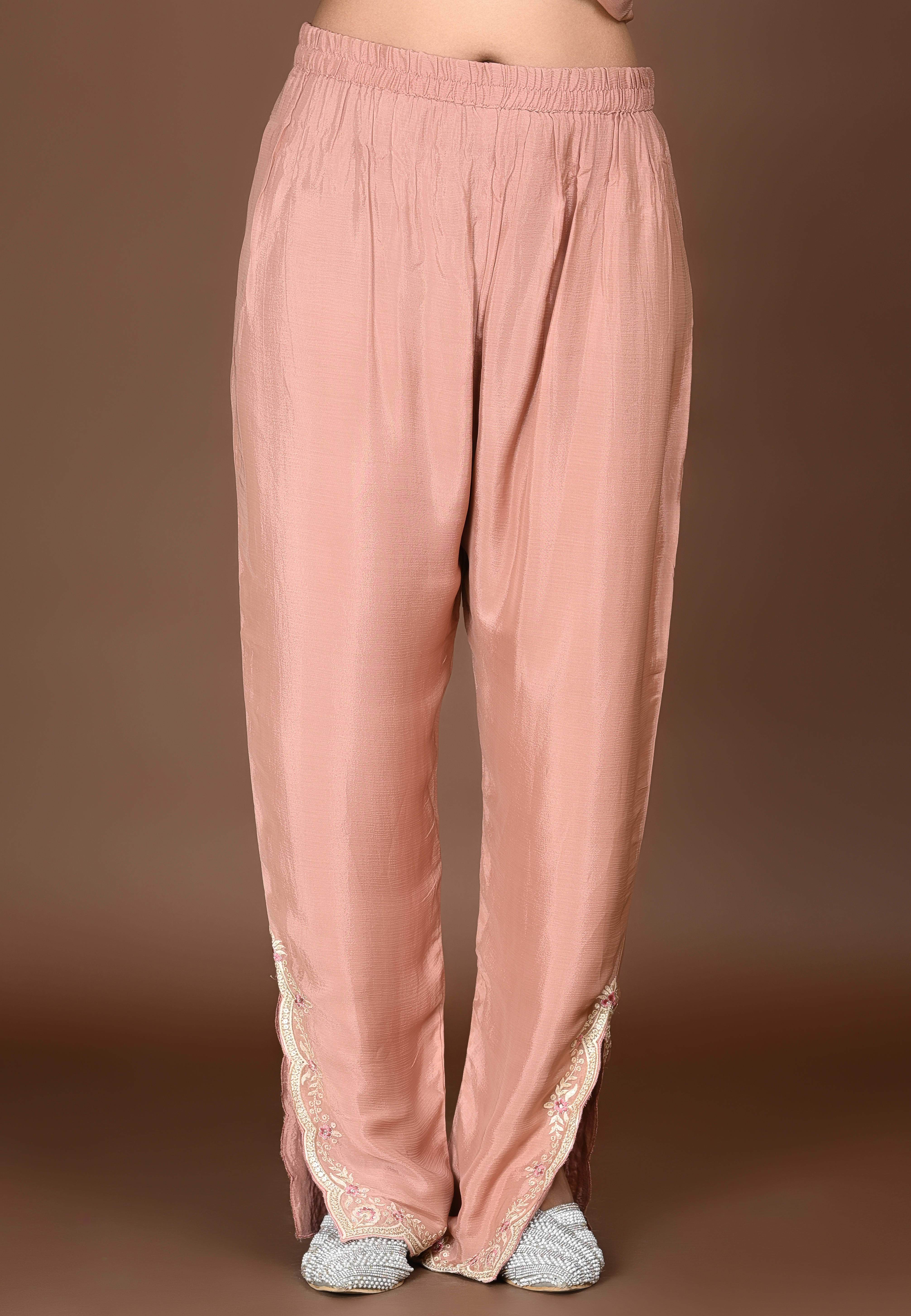 Copper Straight Suit+Middle cut With Pant