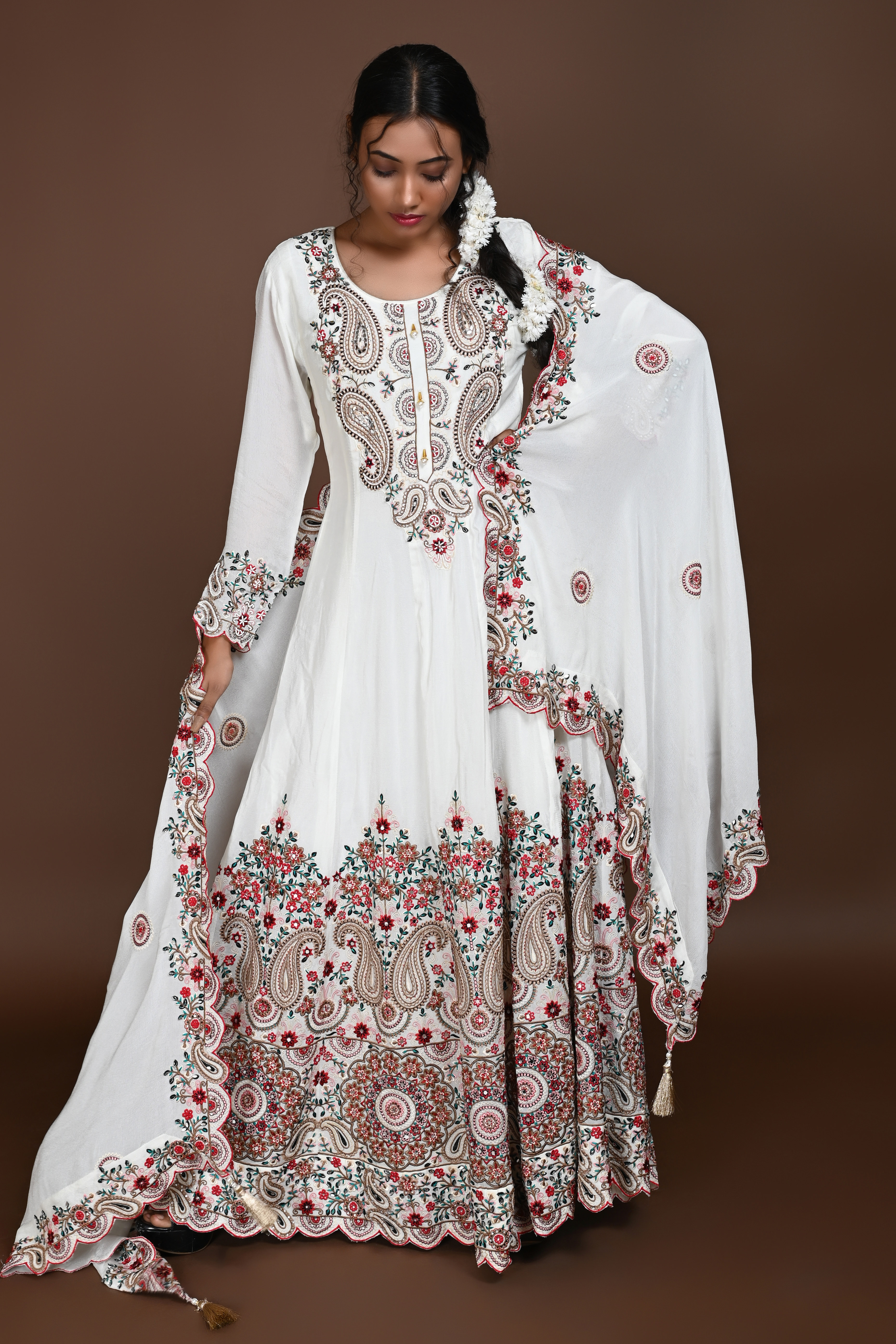 Silver Lehenga