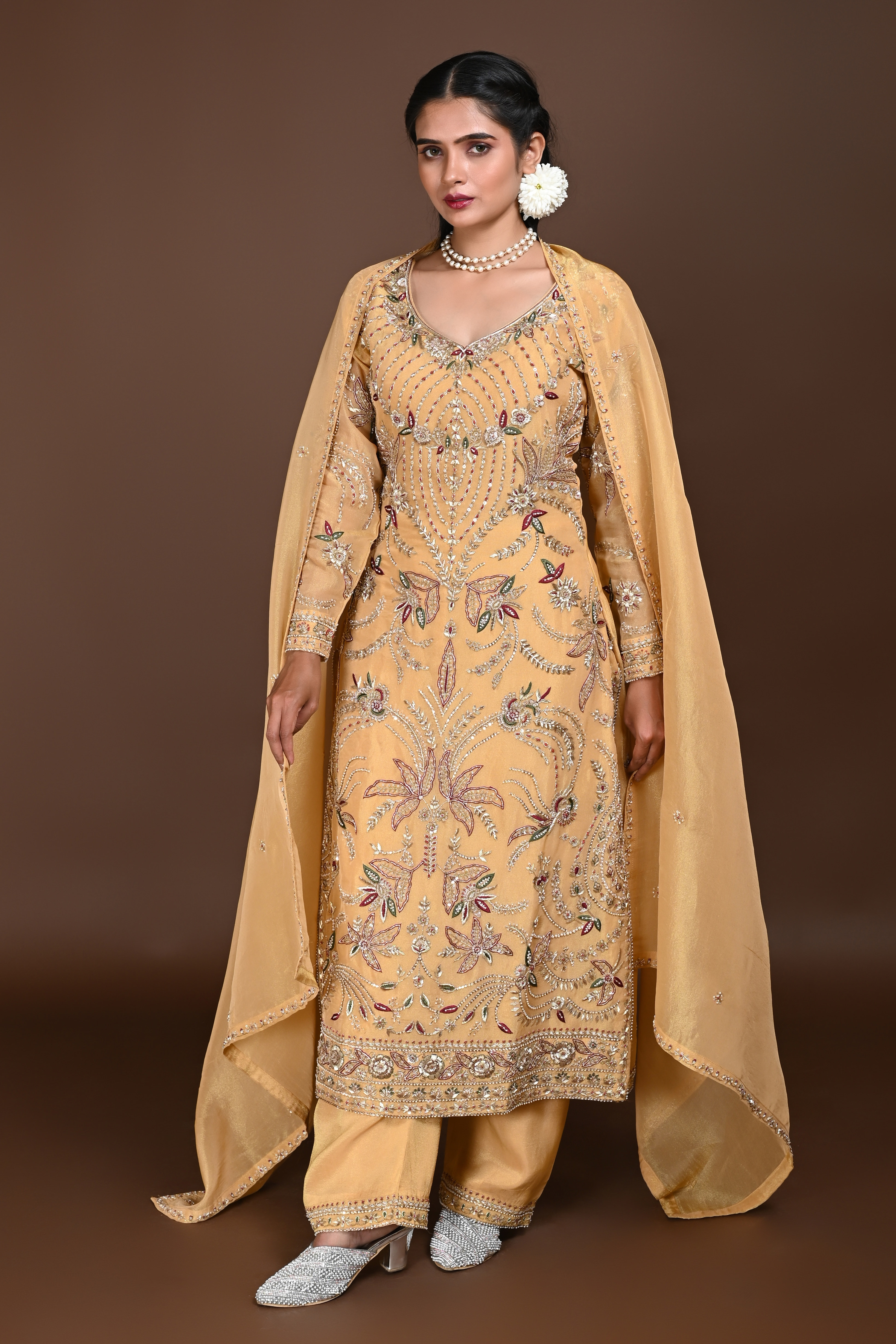 Silver Lehenga