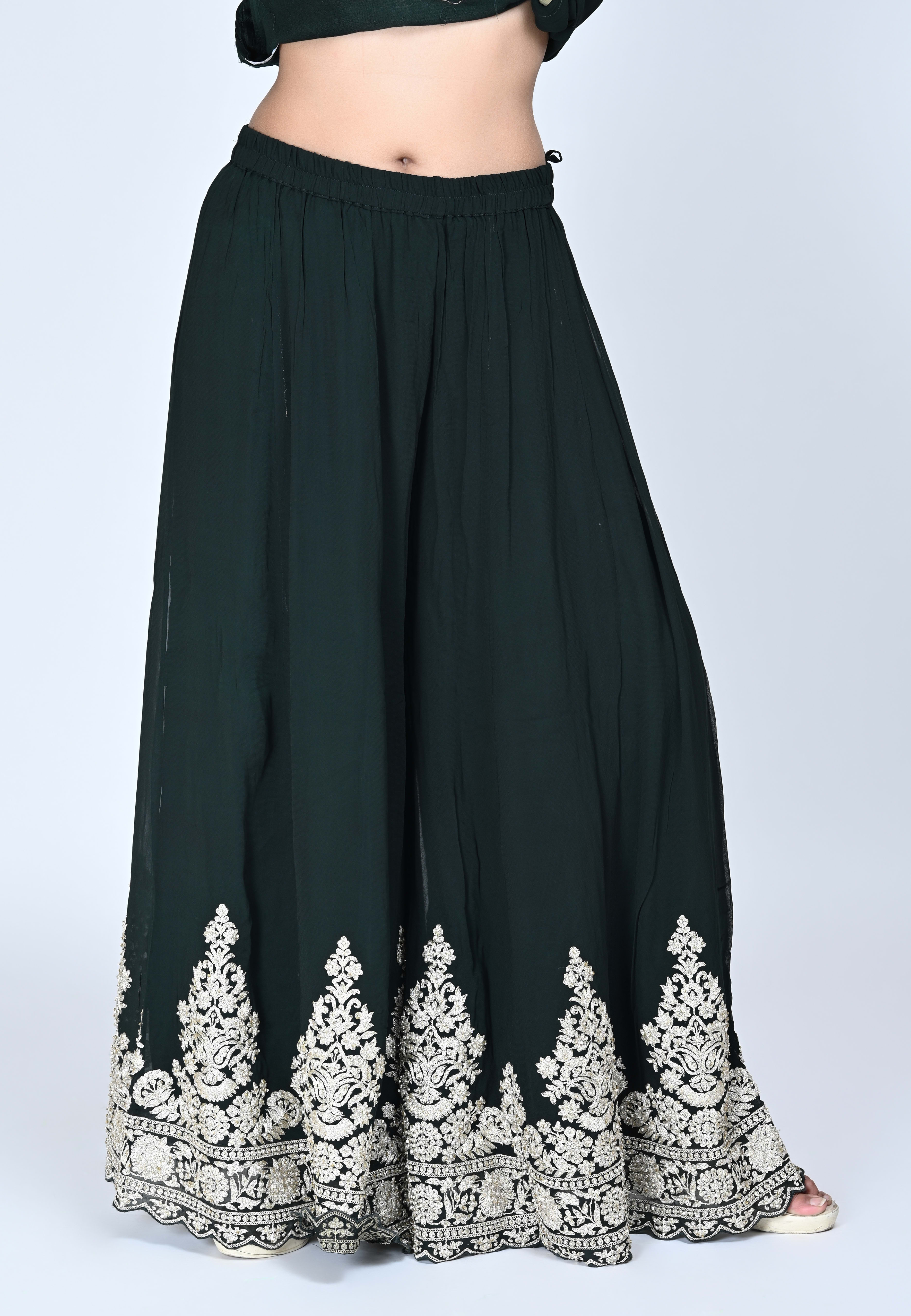 M.green Straight Suit with Sharara