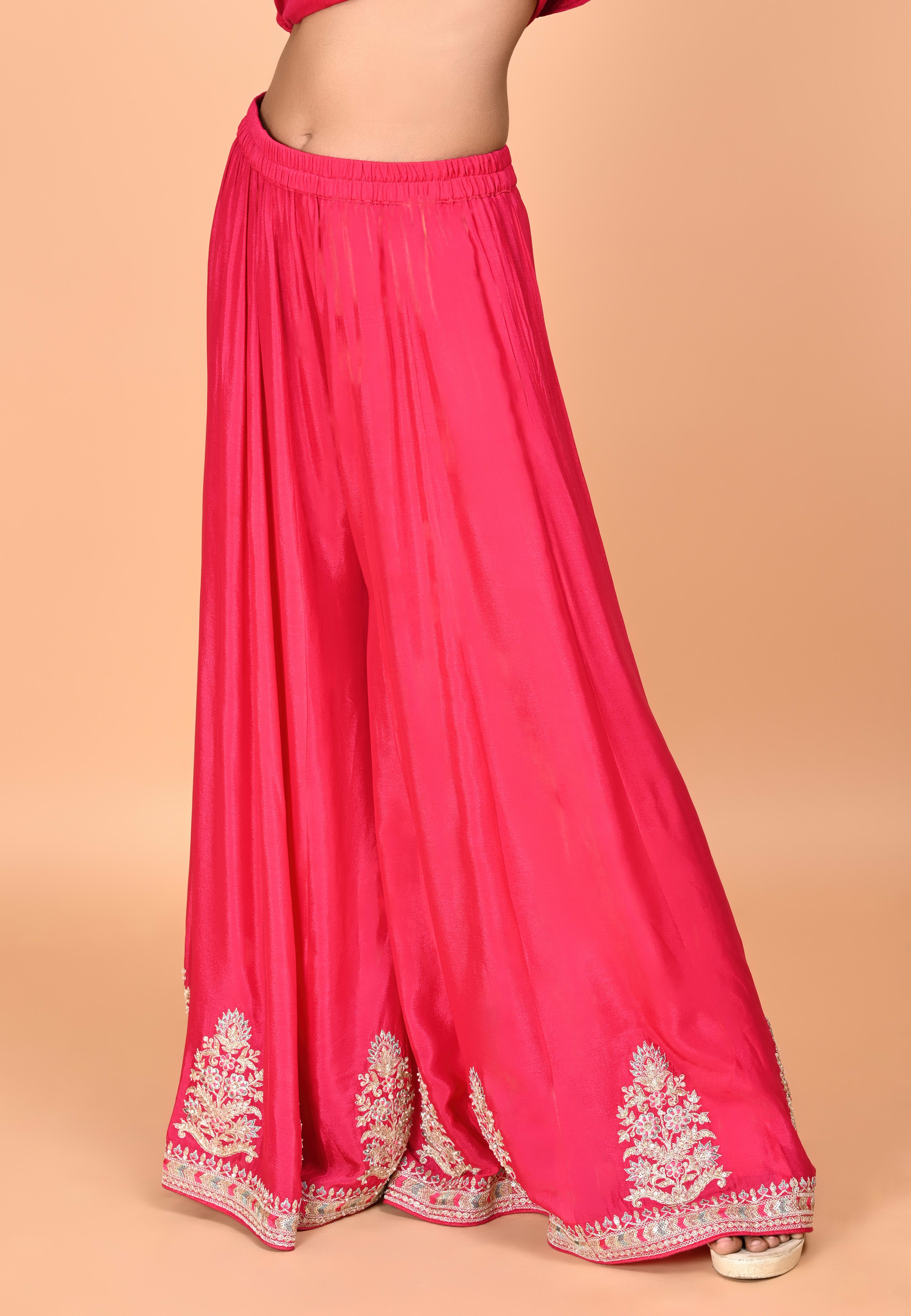 Rani Straight suit with Sharara