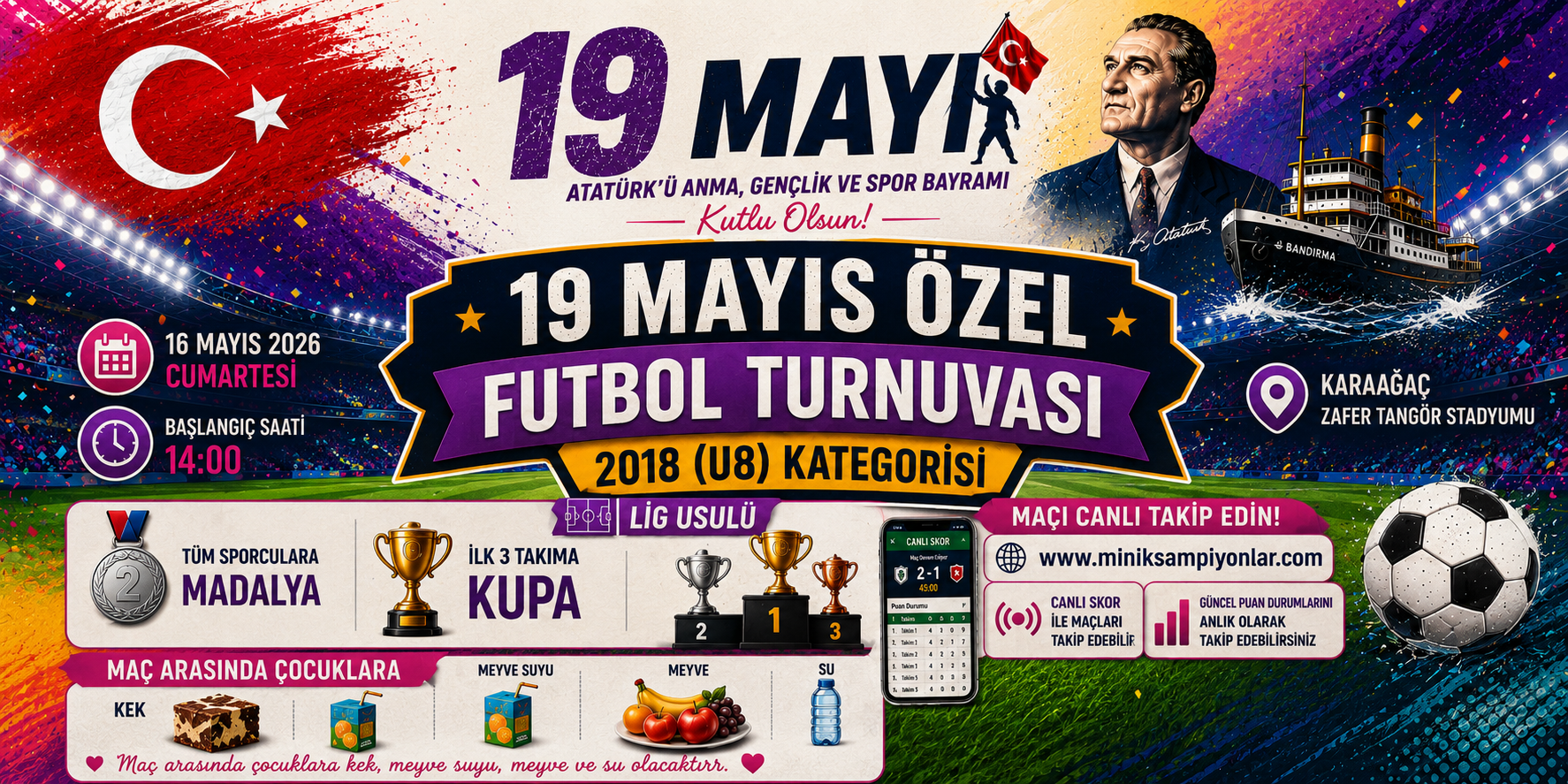 Minik Şampiyonlar U8 (2018) 19 Mayıs Öze Futbol Turnuvası