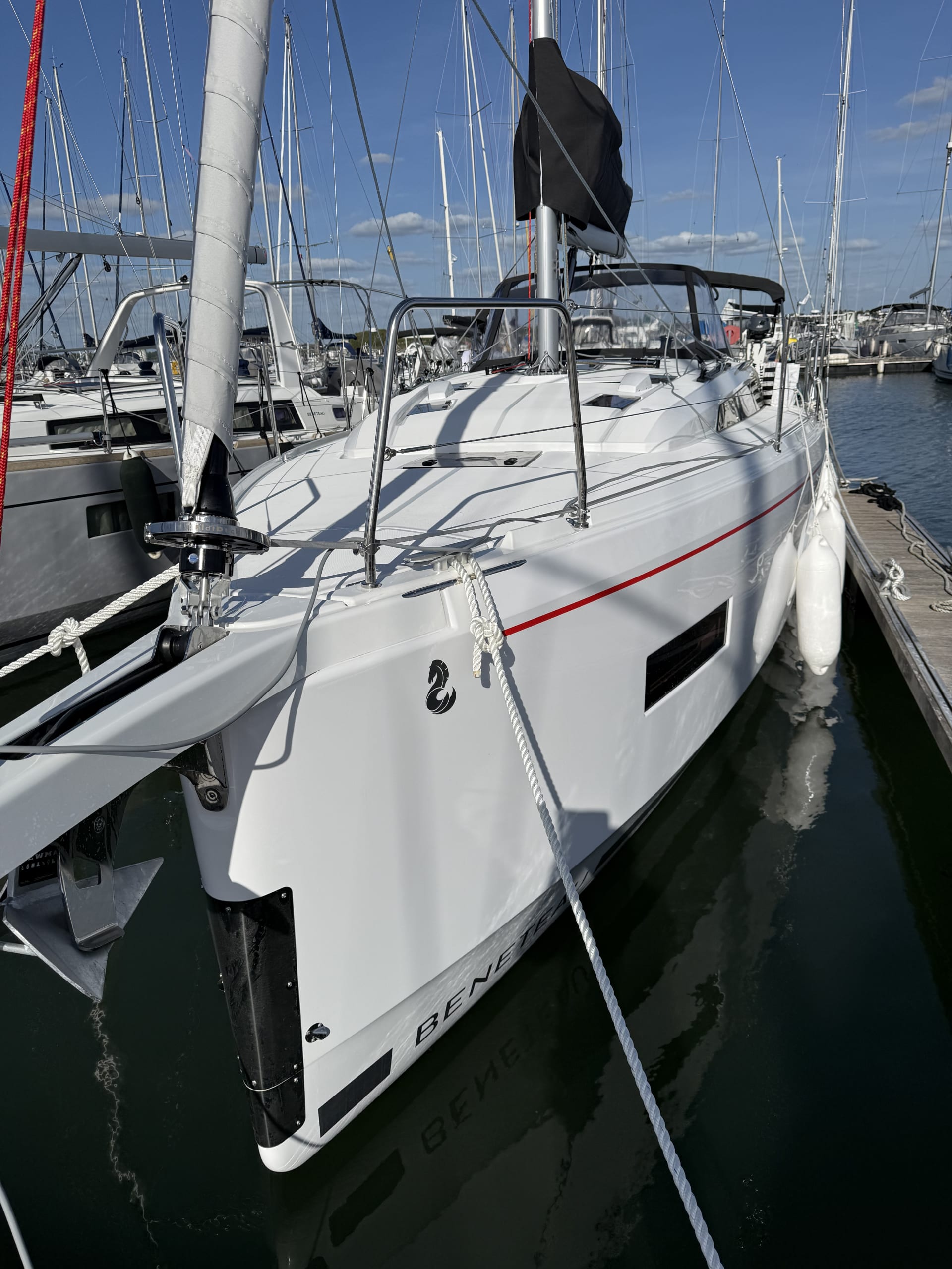 Maellys premier amarrage à Kernével